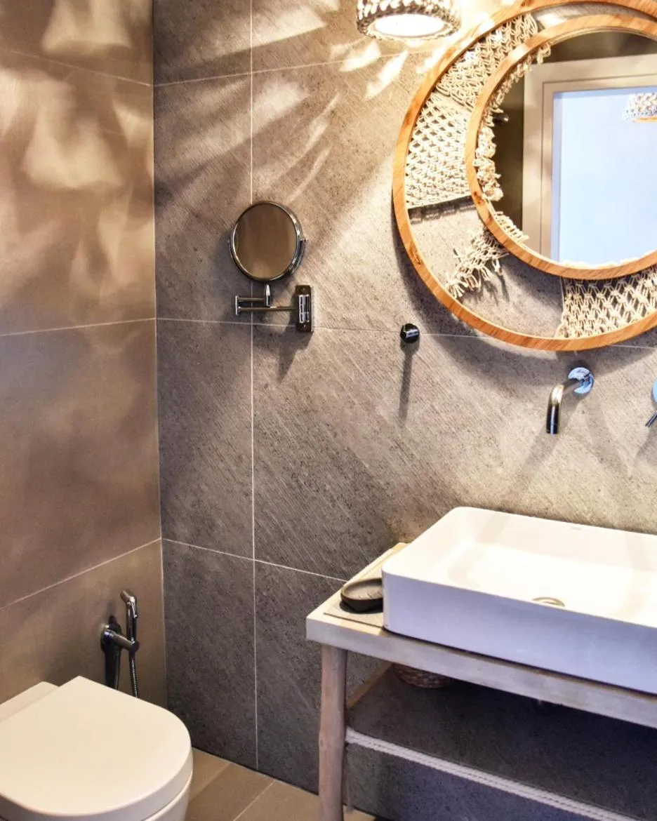 Bathroom in Angelos Design Suites