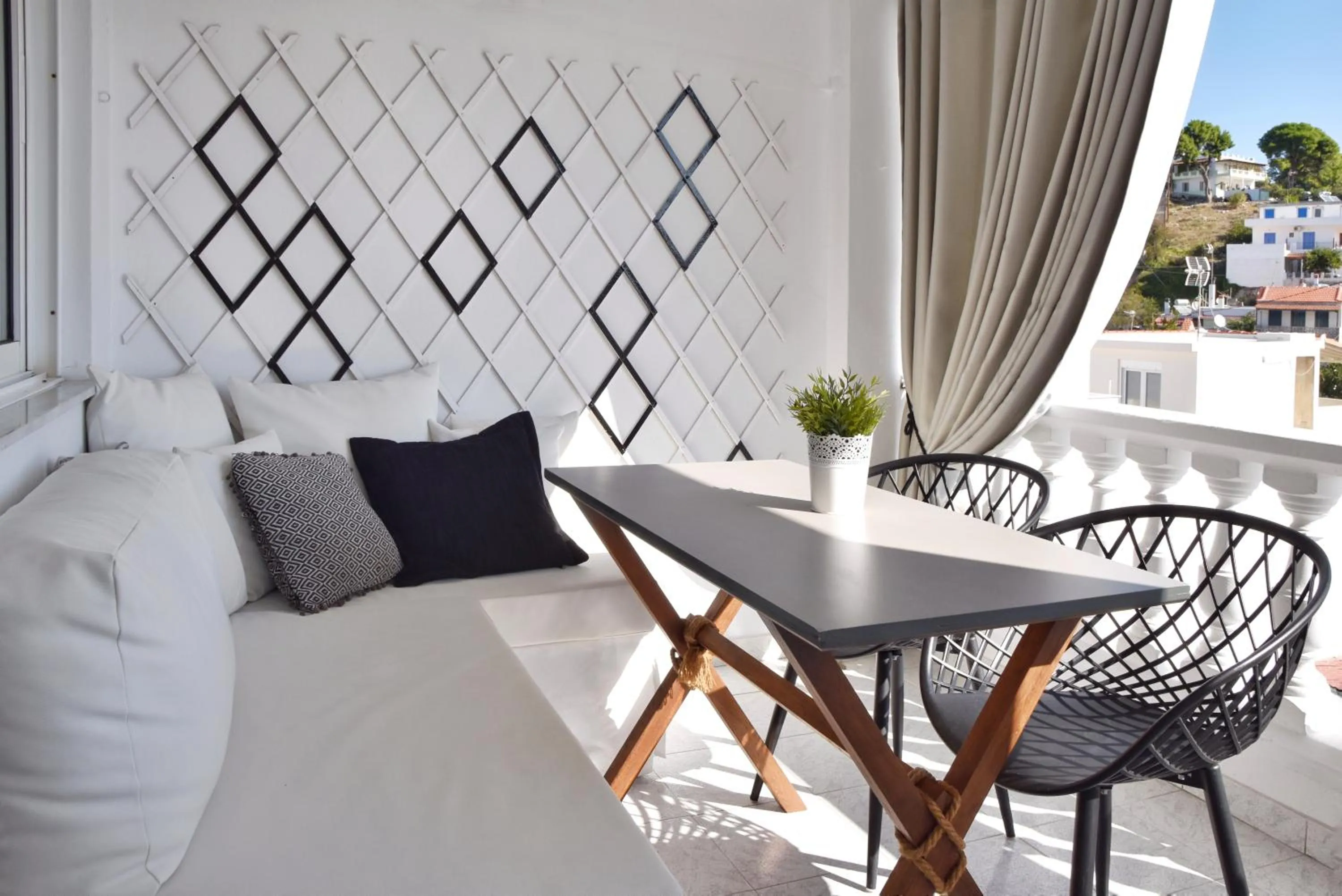 Balcony/Terrace in Angelos Design Suites