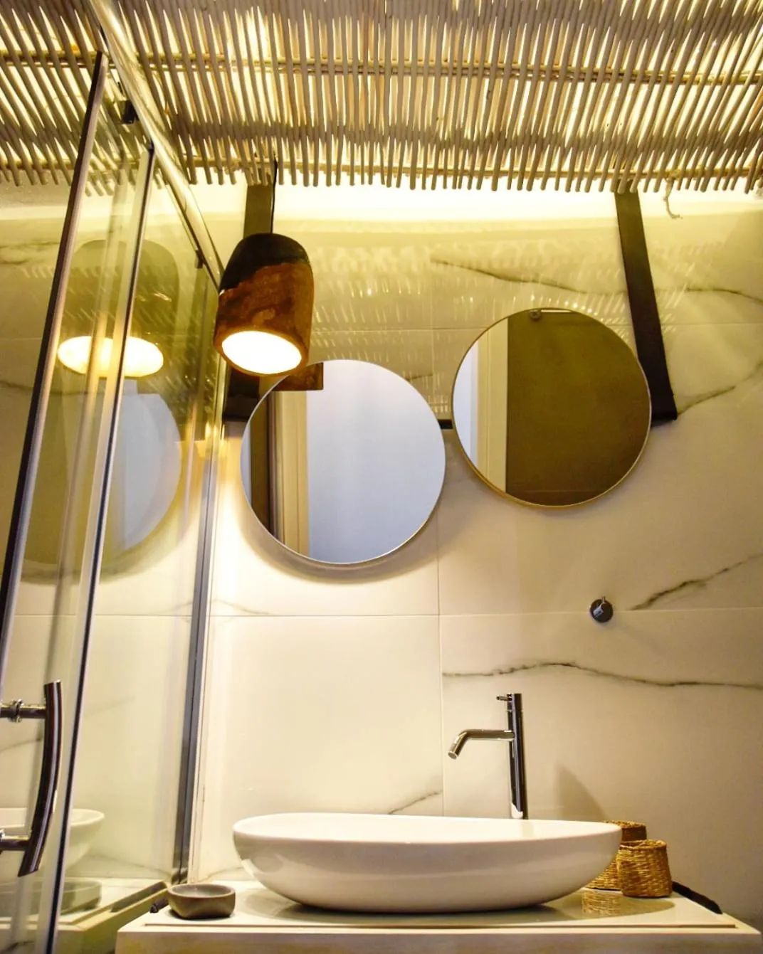 Bathroom in Angelos Design Suites