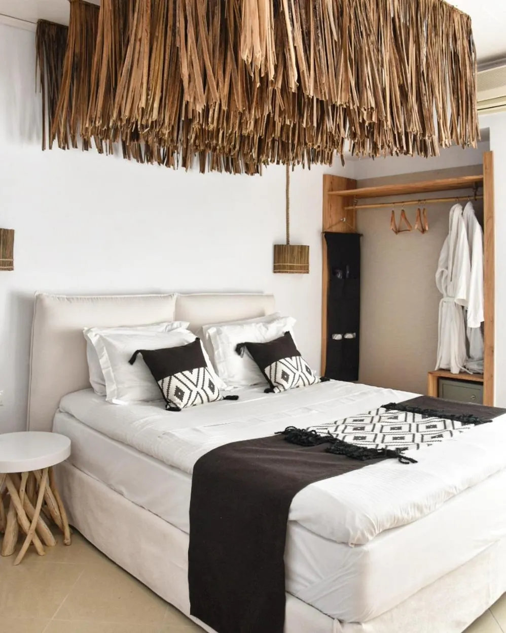 Bed in Angelos Design Suites