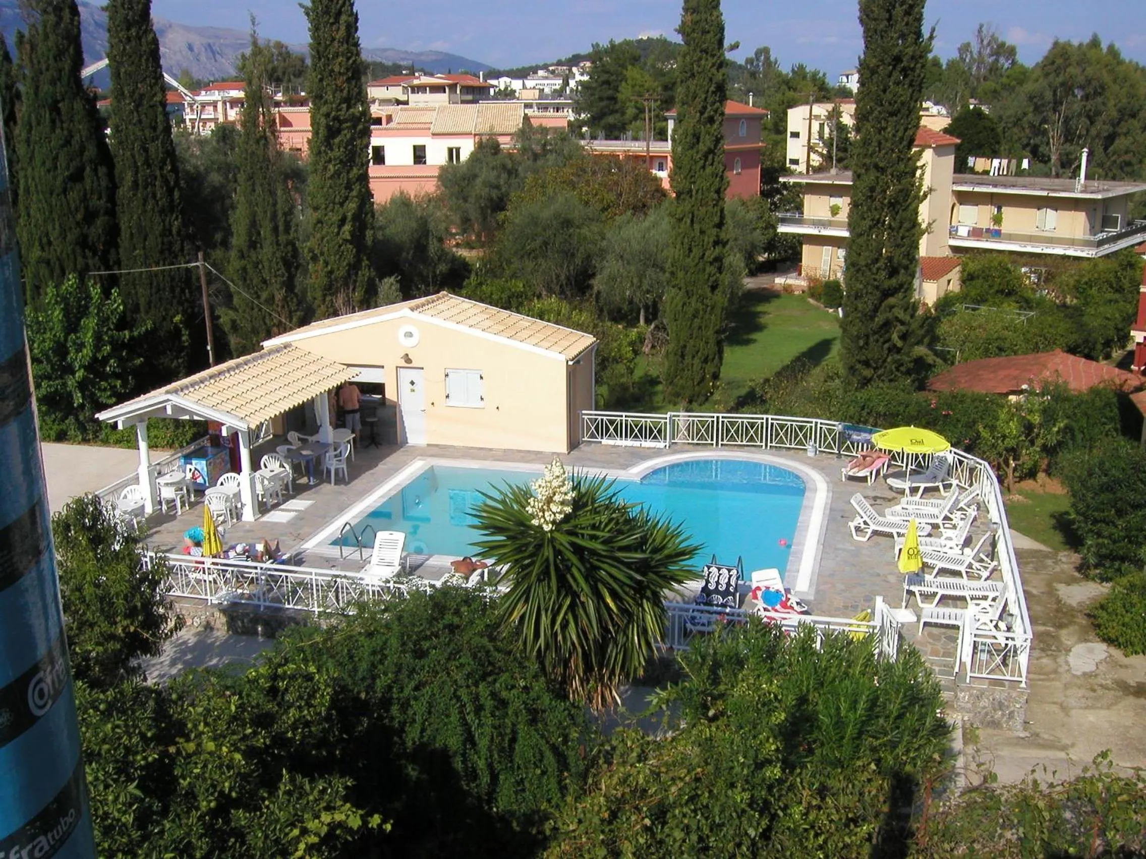 Pool view in Dimitra Apartments G