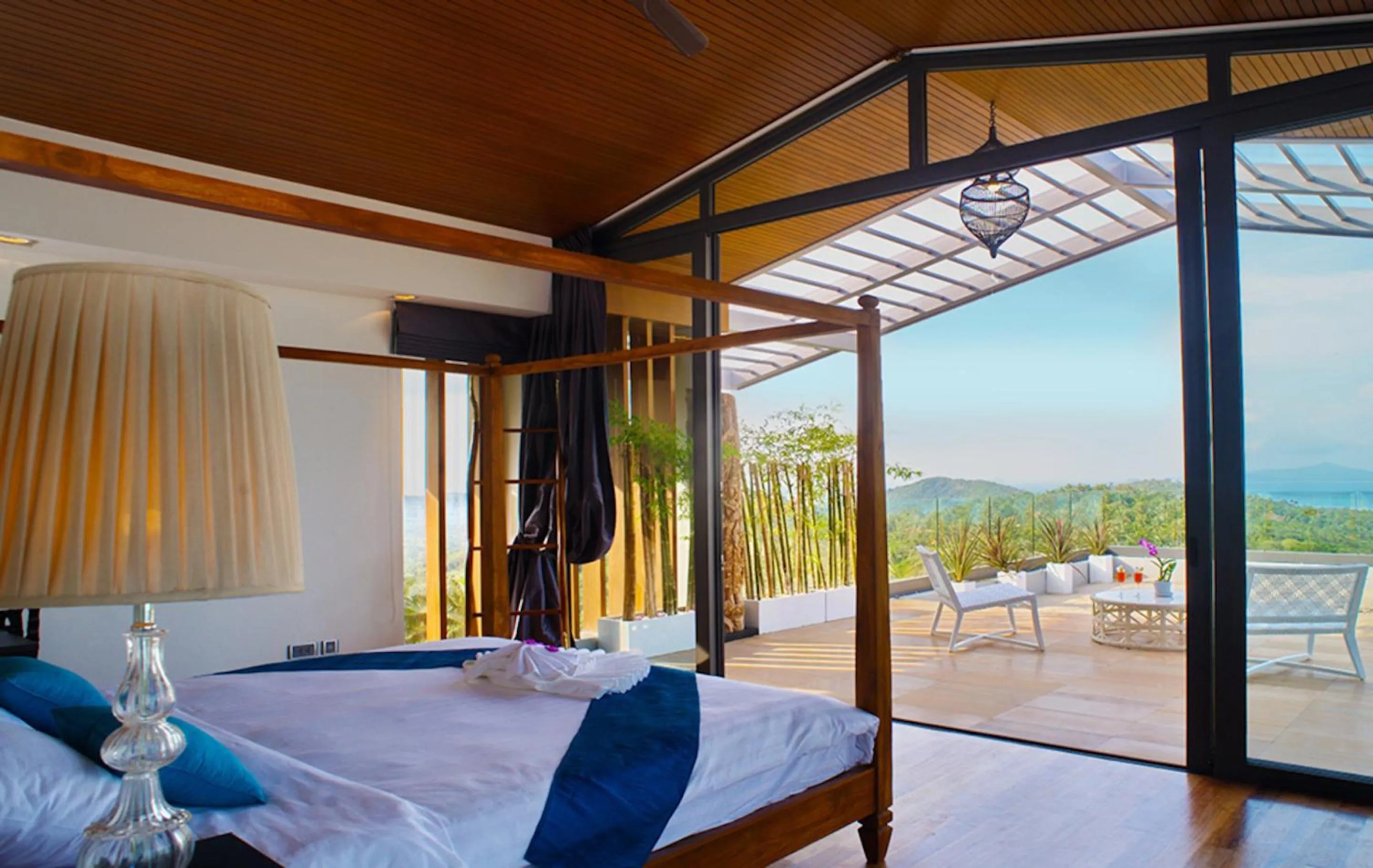 Bedroom in 9 Bedroom Sea Blue View Villa - 5 Star with Staff SDV080A-By Samui Dream Villas
