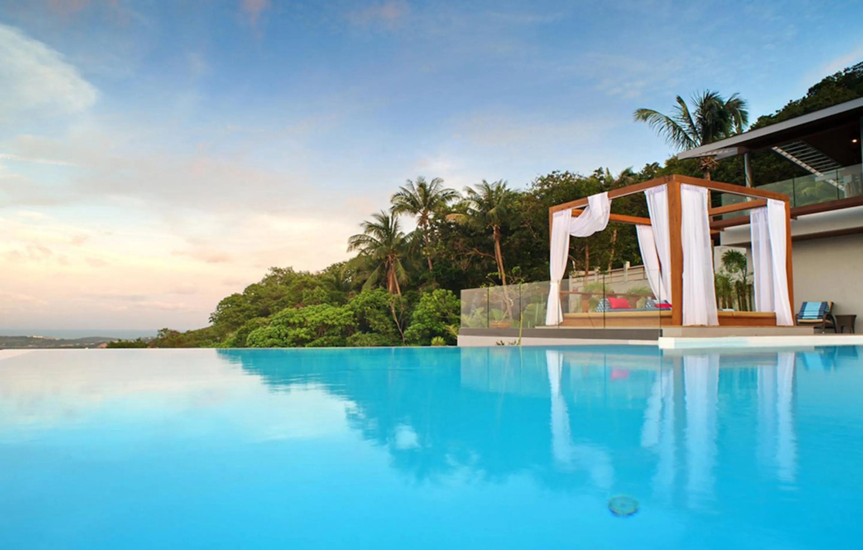 Swimming pool in 9 Bedroom Sea Blue View Villa - 5 Star with Staff SDV080A-By Samui Dream Villas