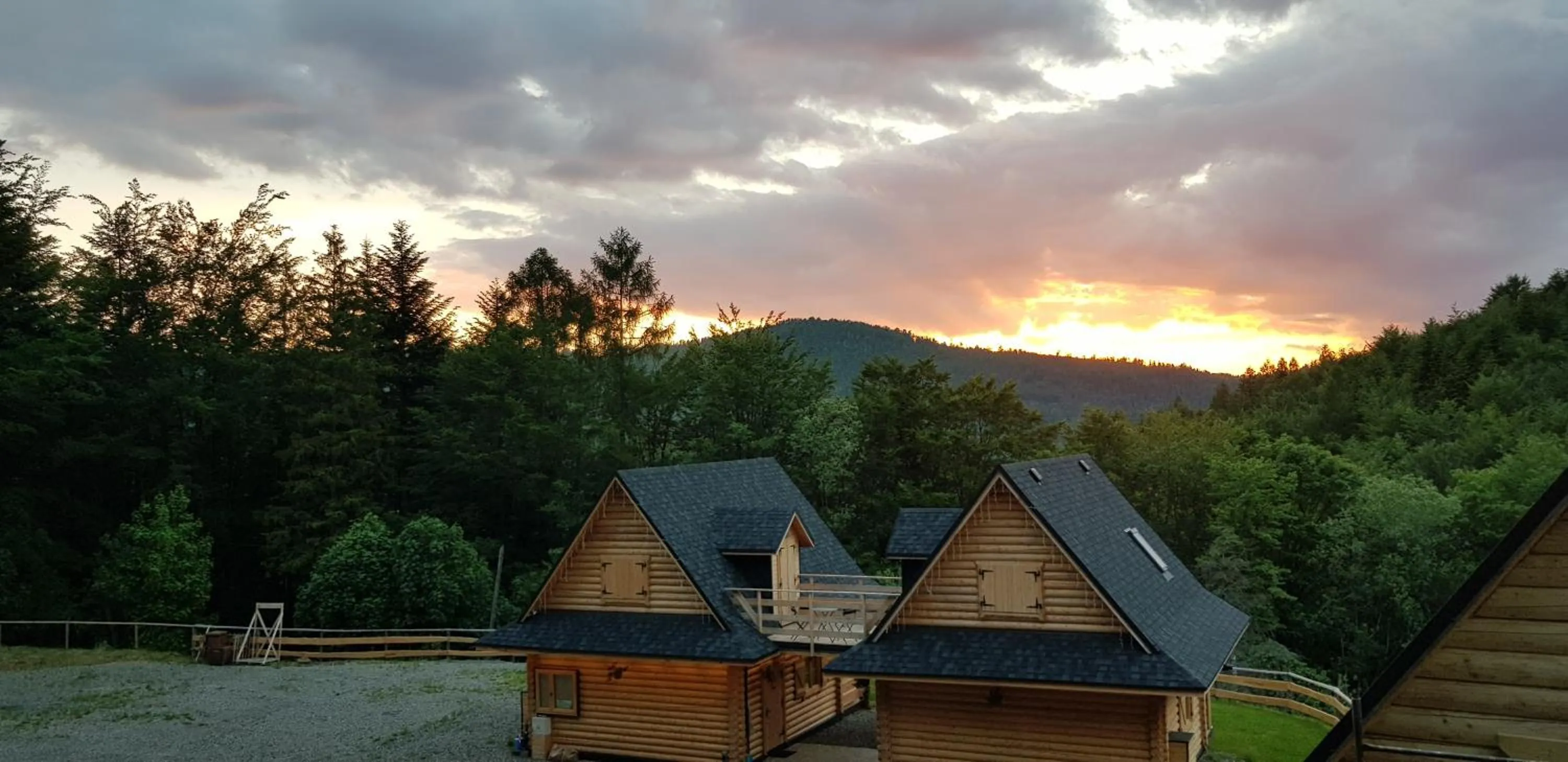 Sunset in Cicha Polana