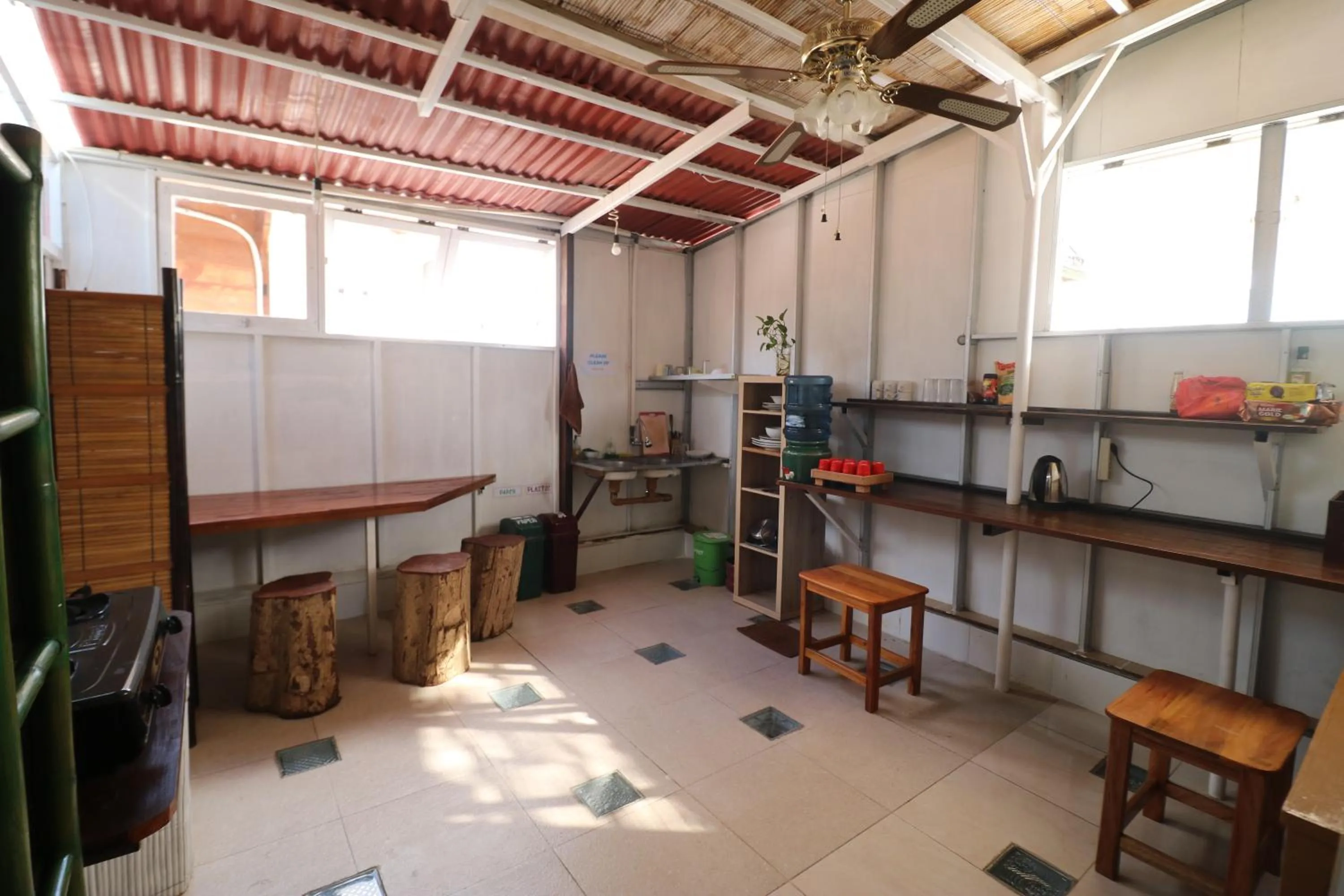 Balcony/Terrace in Seabreeze Hostel Bali