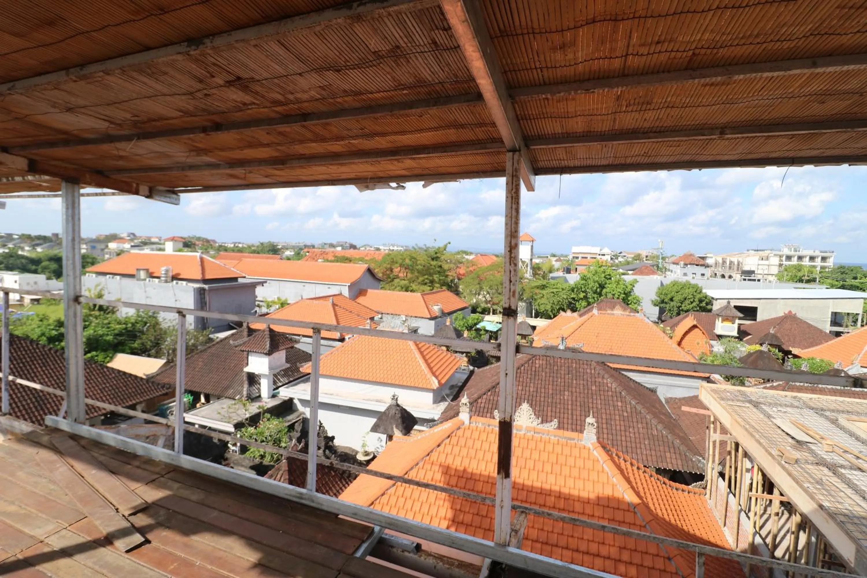Balcony/Terrace in Seabreeze Hostel Bali