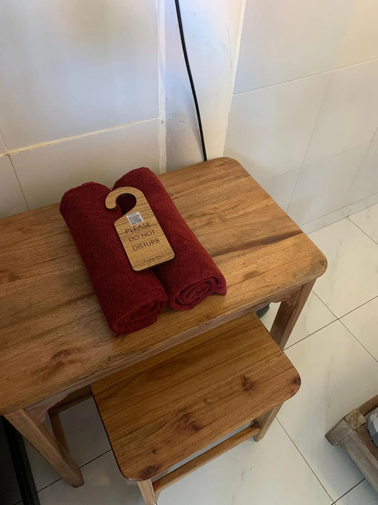 towels in Seabreeze Hostel Bali