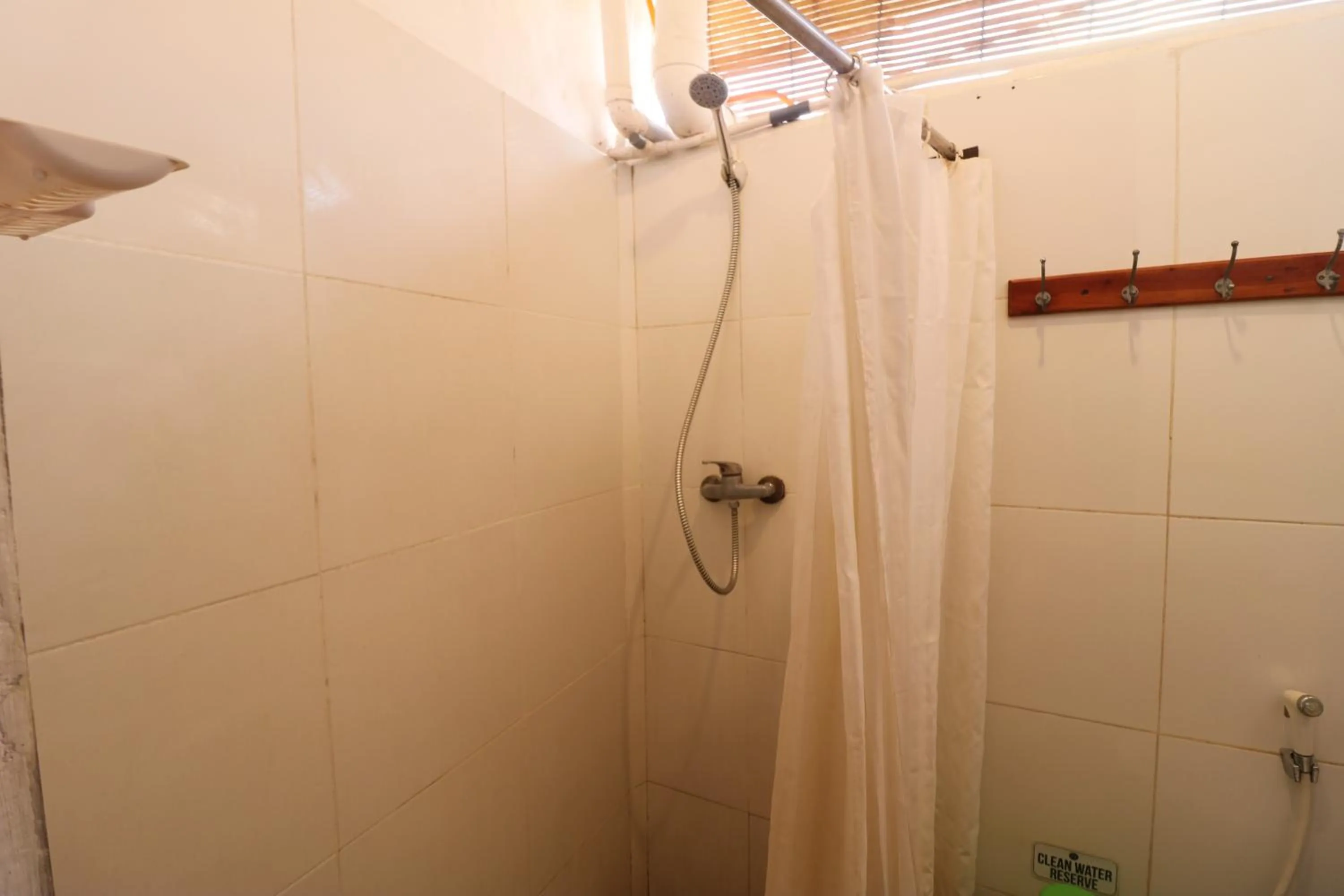 Shower in Seabreeze Hostel Bali