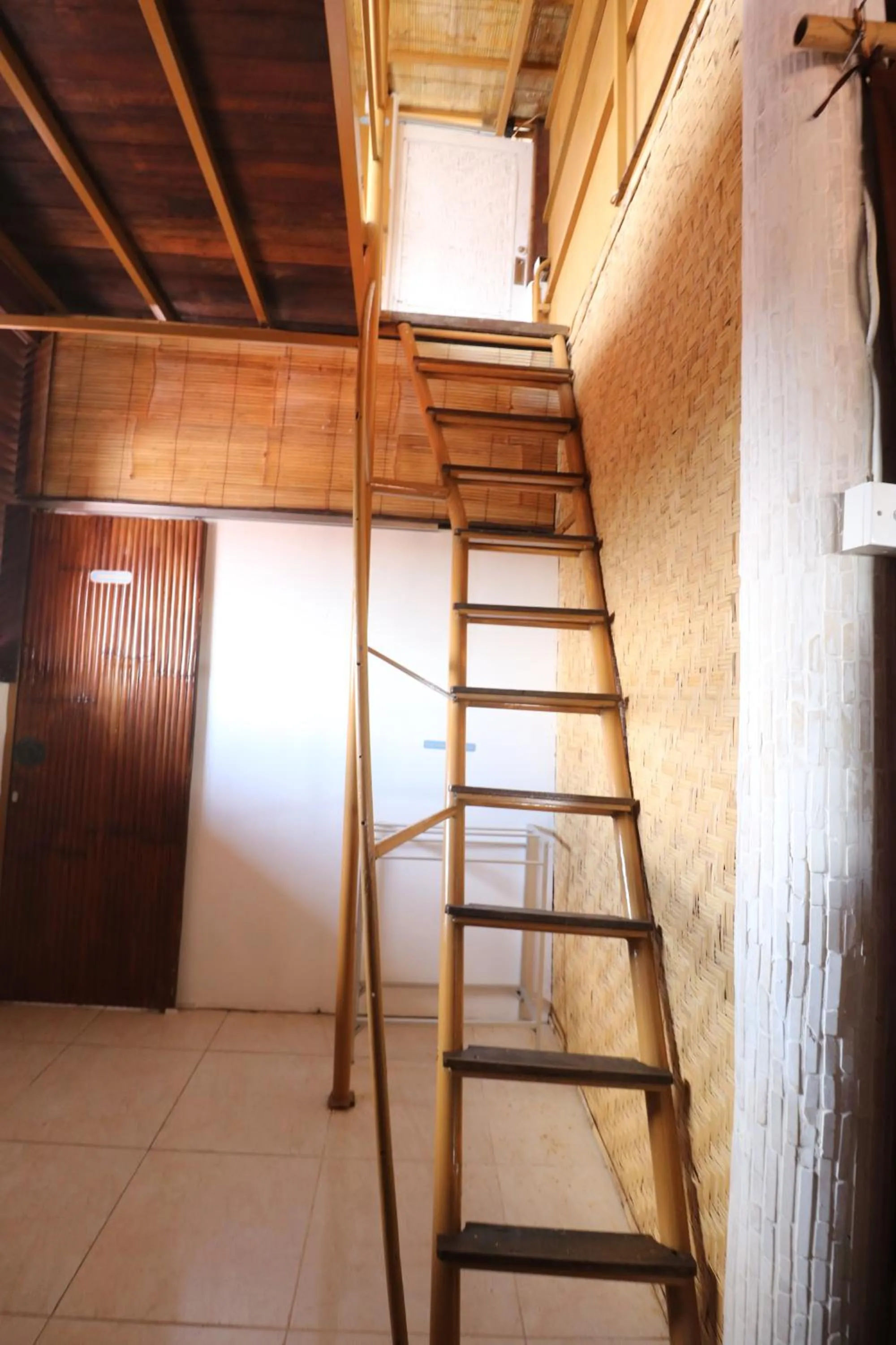 Living room in Seabreeze Hostel Bali