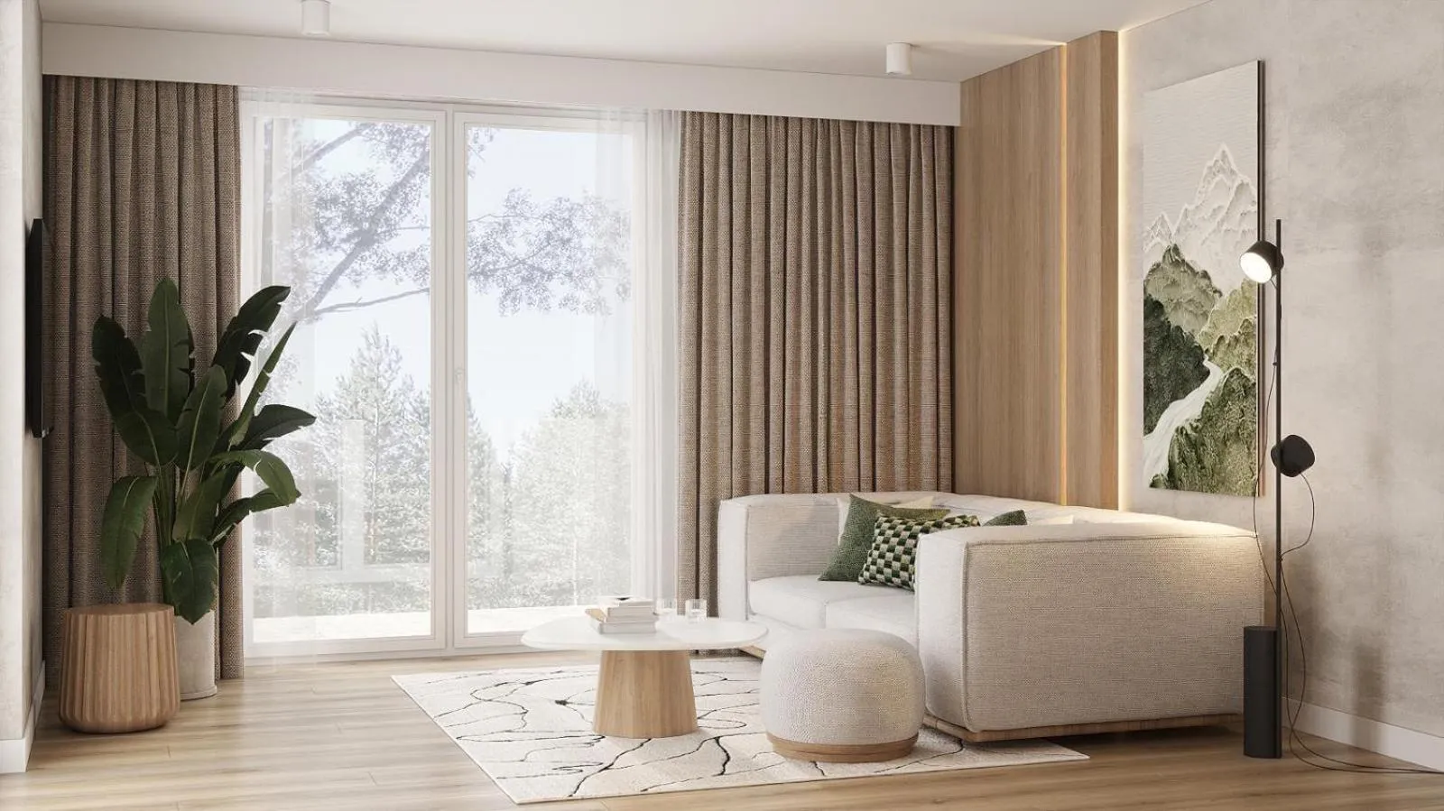 Living room in Magnus Resort