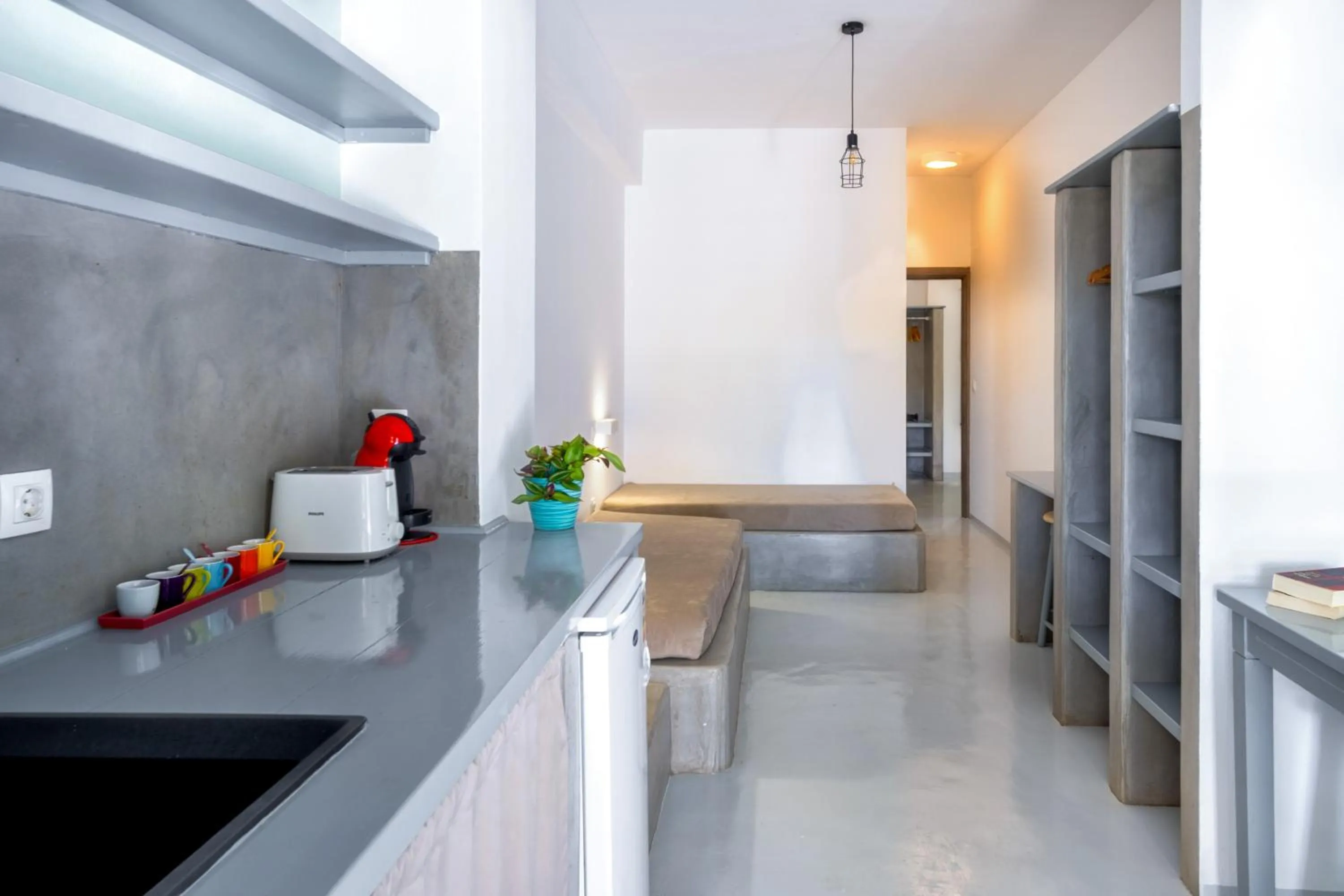 Living room in Coralli Seaside Resort