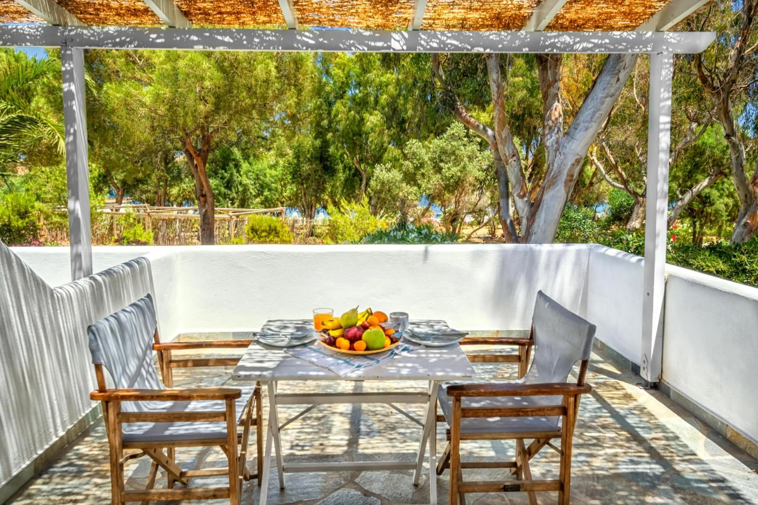 Garden view in Coralli Seaside Resort