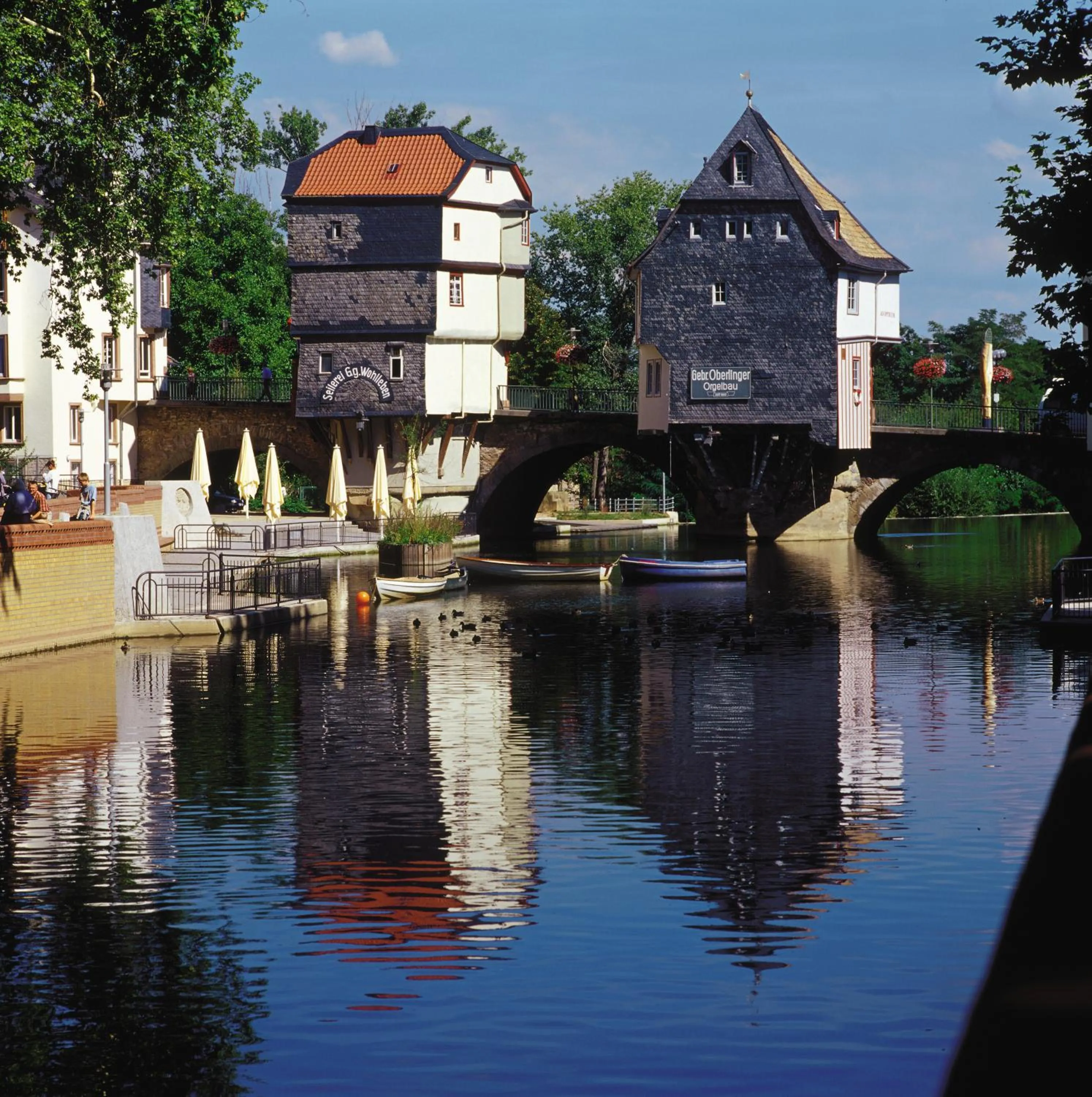 River view in Das Mühlentor Hotel