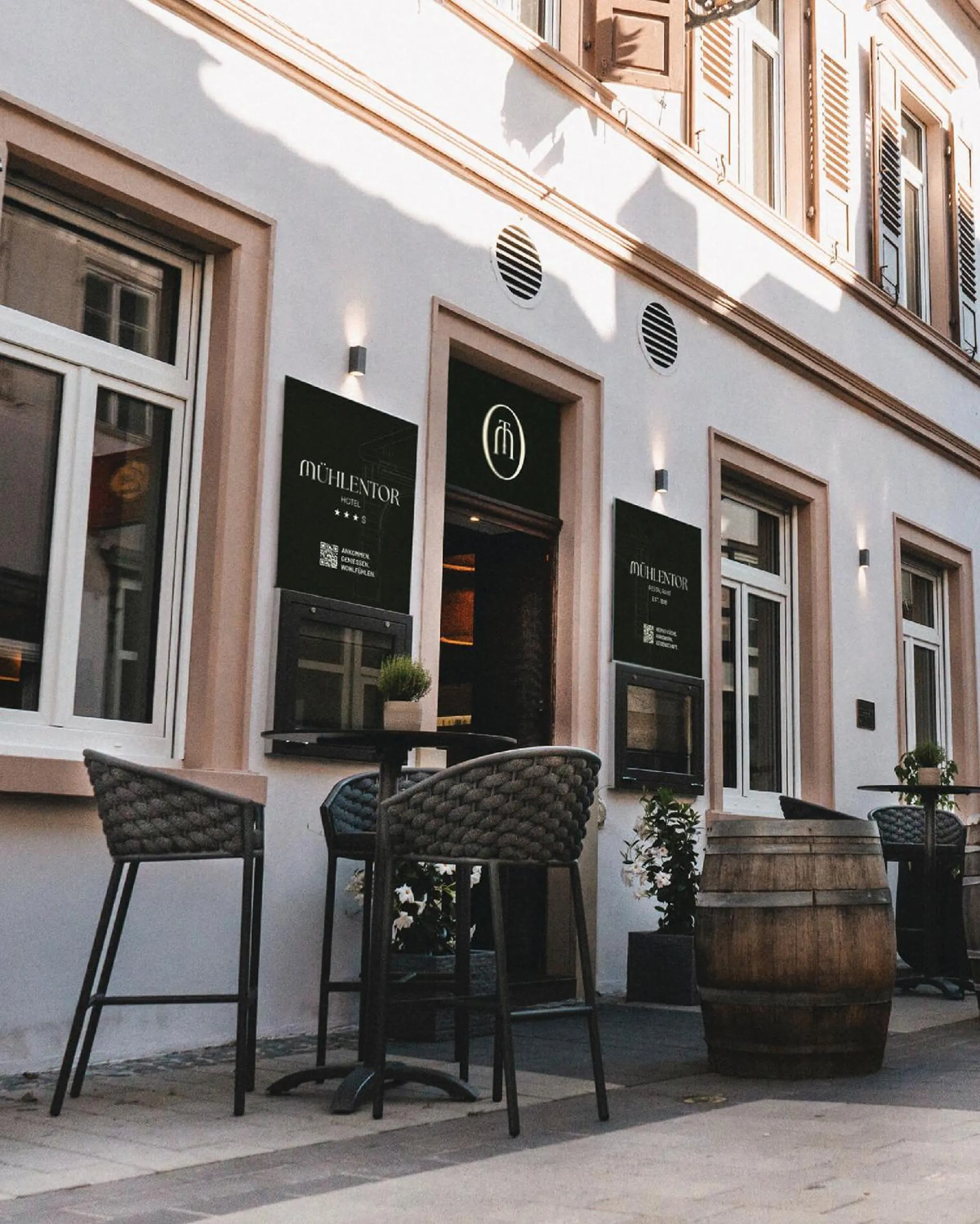 Property building in Das Mühlentor Hotel