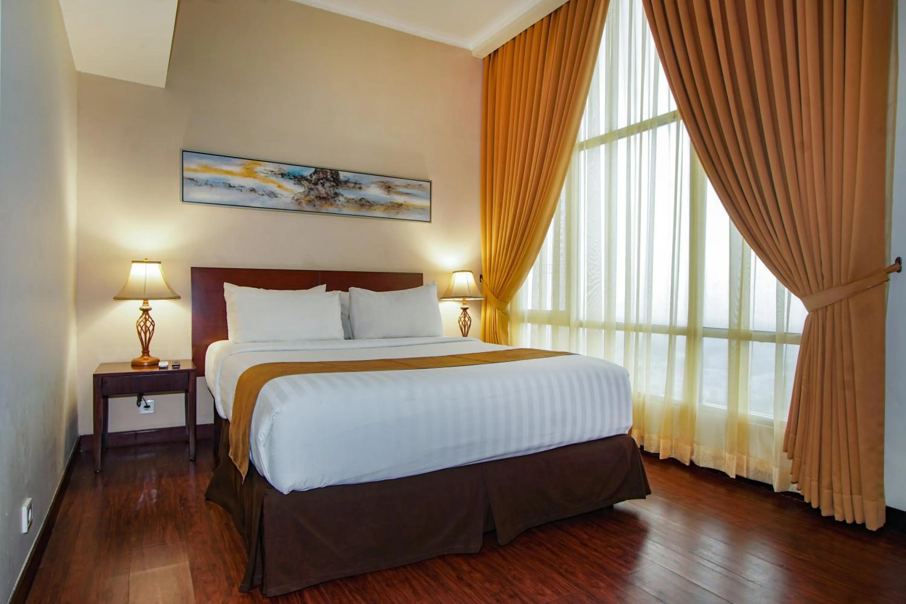 Bed in Grand Dafam Ancol Jakarta