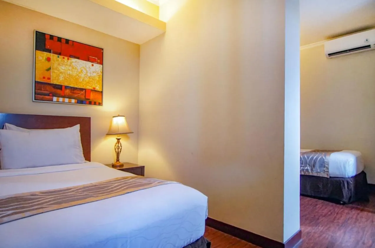 Bed in Grand Dafam Ancol Jakarta