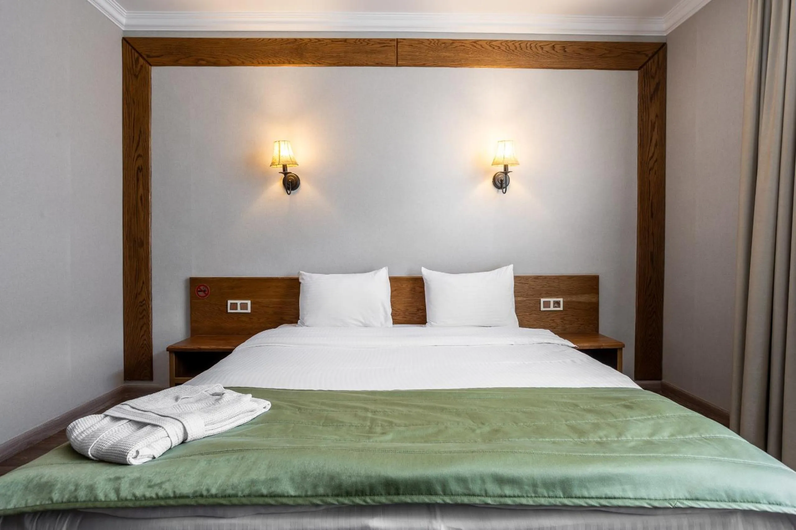 Bed in Sacvoyage Hotel