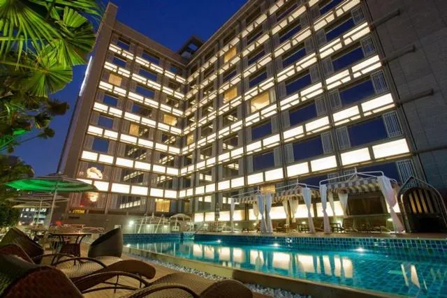 Pool view in S Aura Hotel