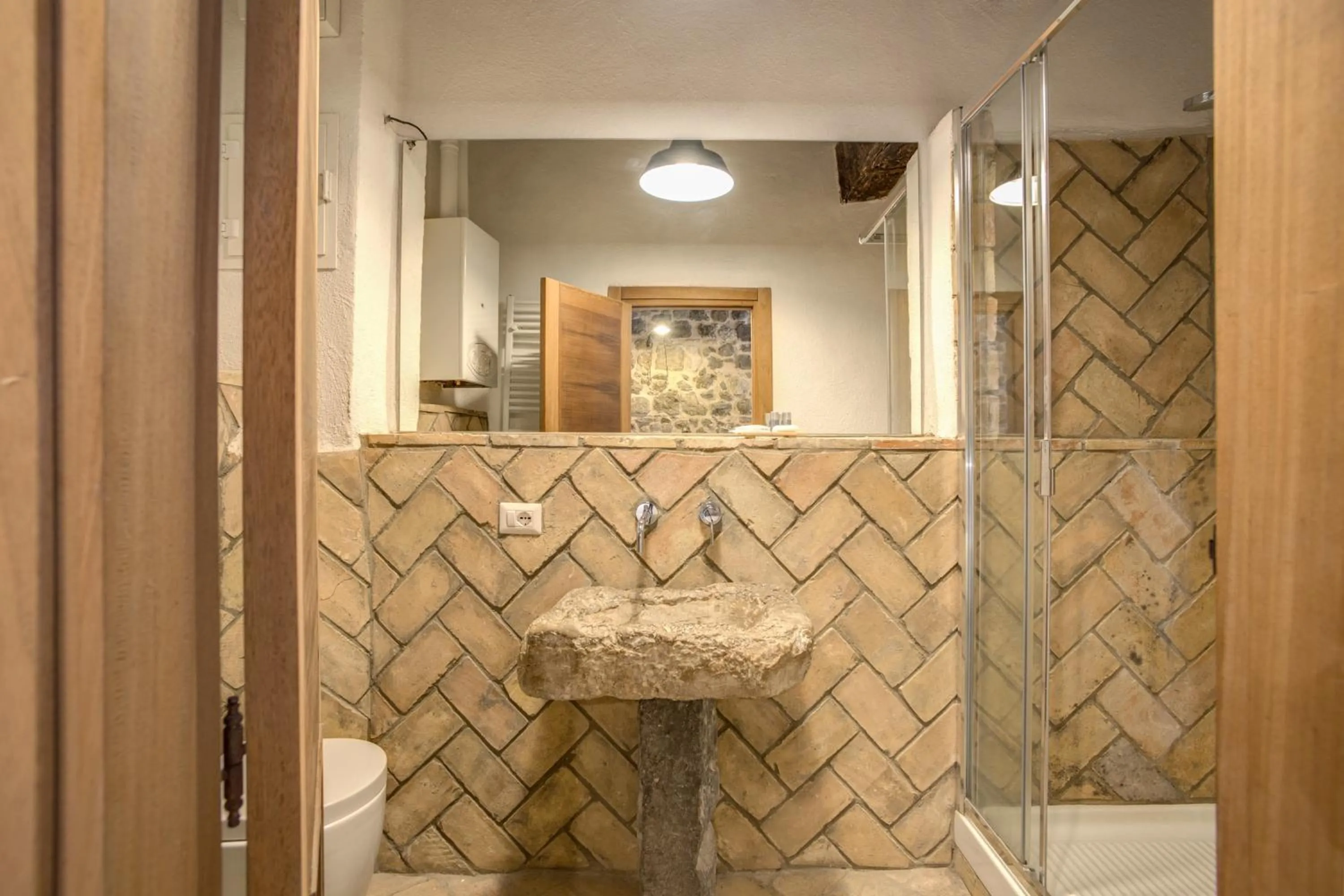 Bathroom in Hotel Borgo Vistalago