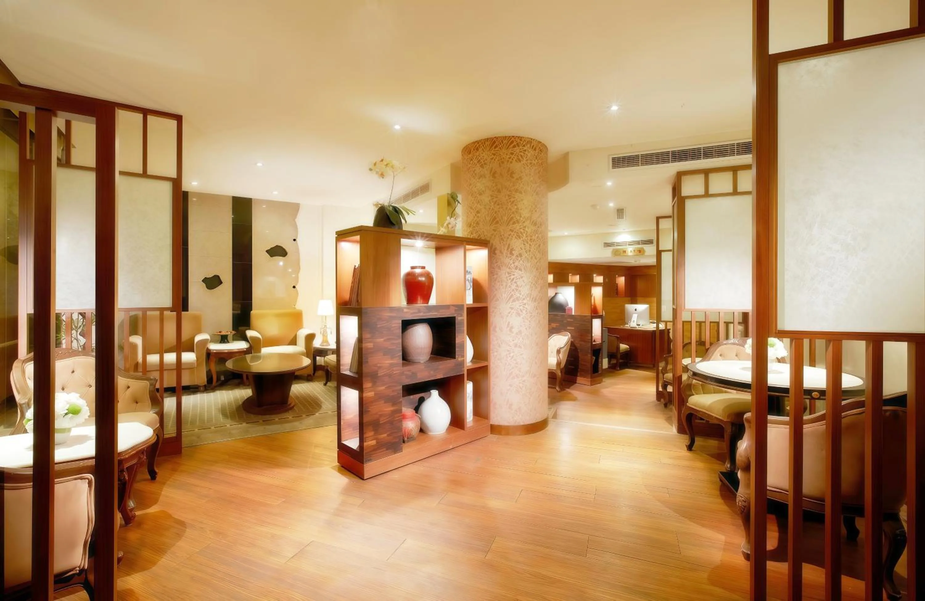 Seating area in Deja Vu Hotel