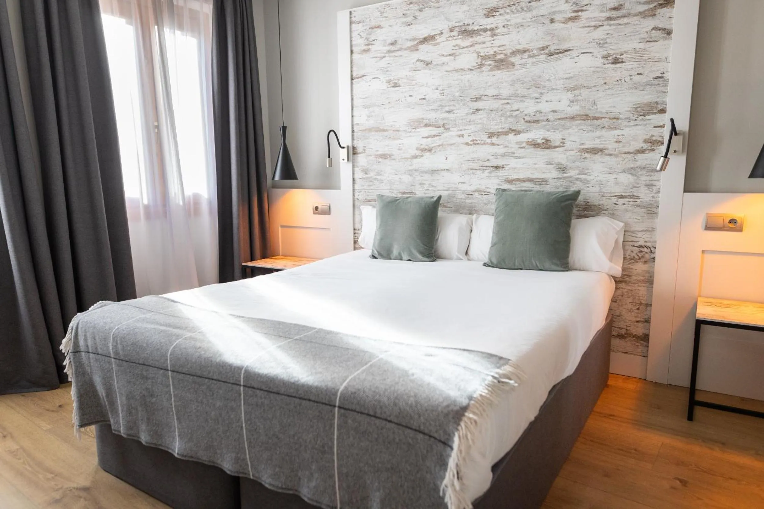 Bed in Hotel Cims de Camprodon