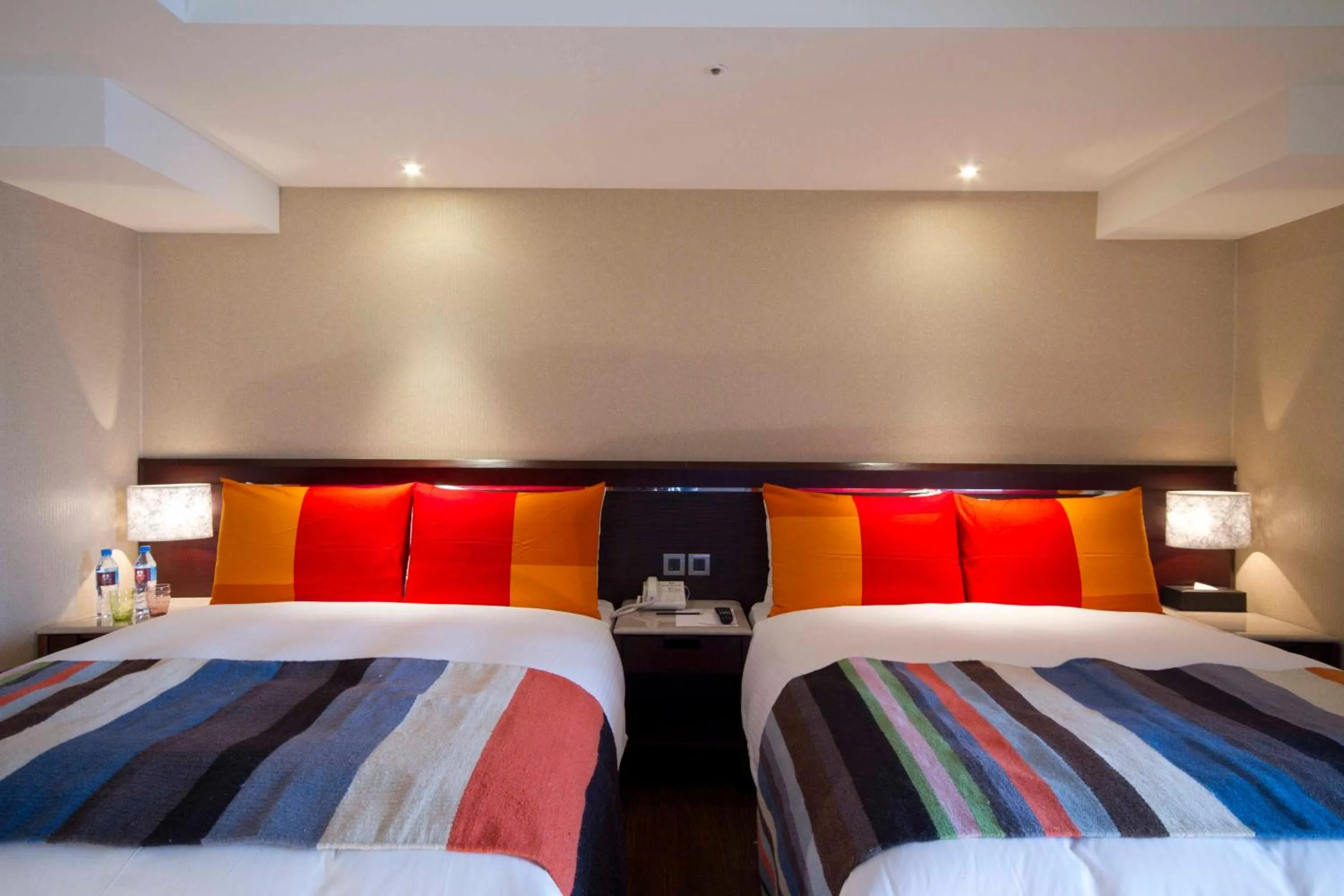 Bed in Taichung Charming City Hotel