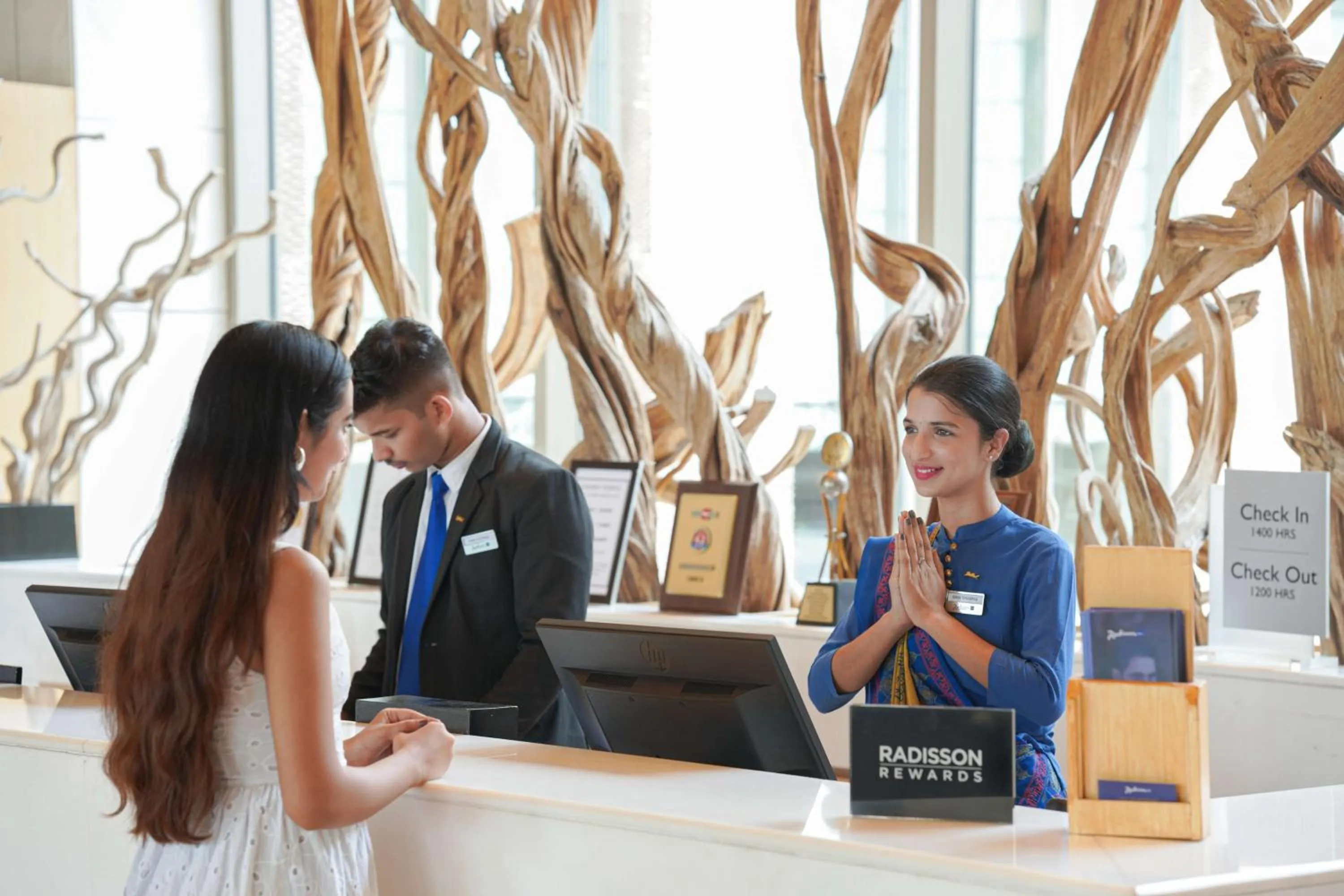 Lobby or reception in Radisson Blu Hotel Amritsar