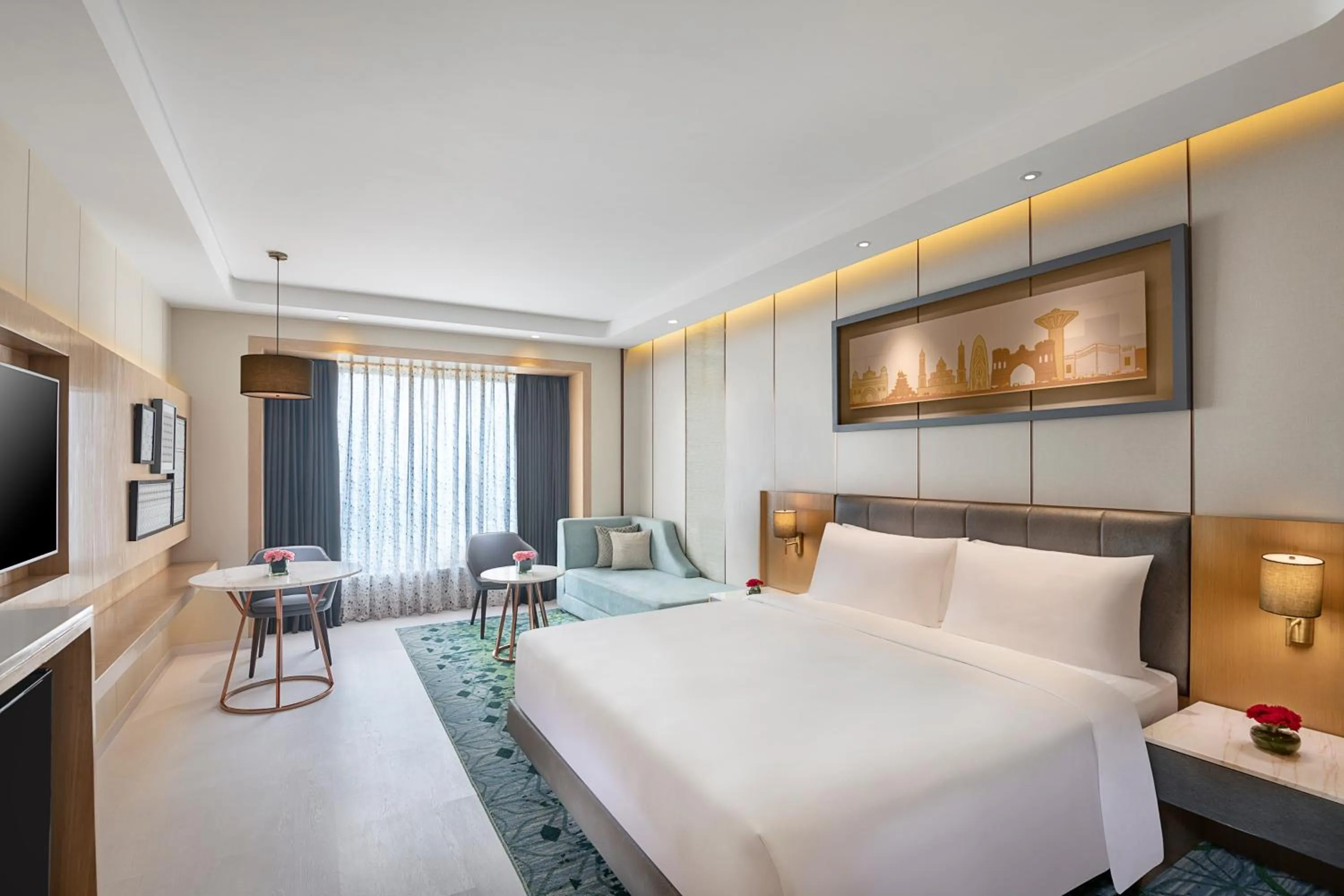 Bedroom, Bed in Radisson Blu Hotel Amritsar