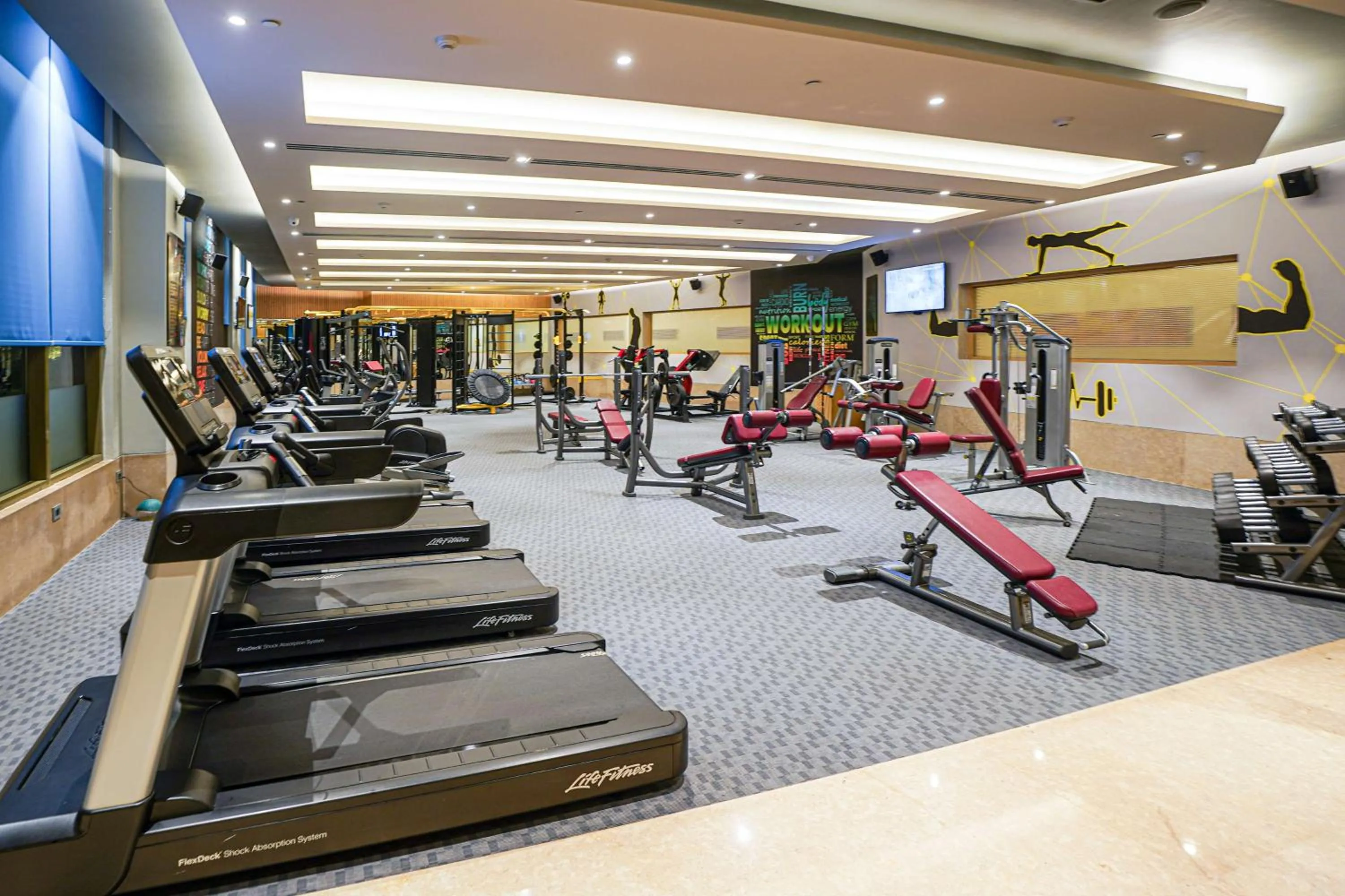 Fitness centre/facilities in Radisson Blu Hotel Amritsar