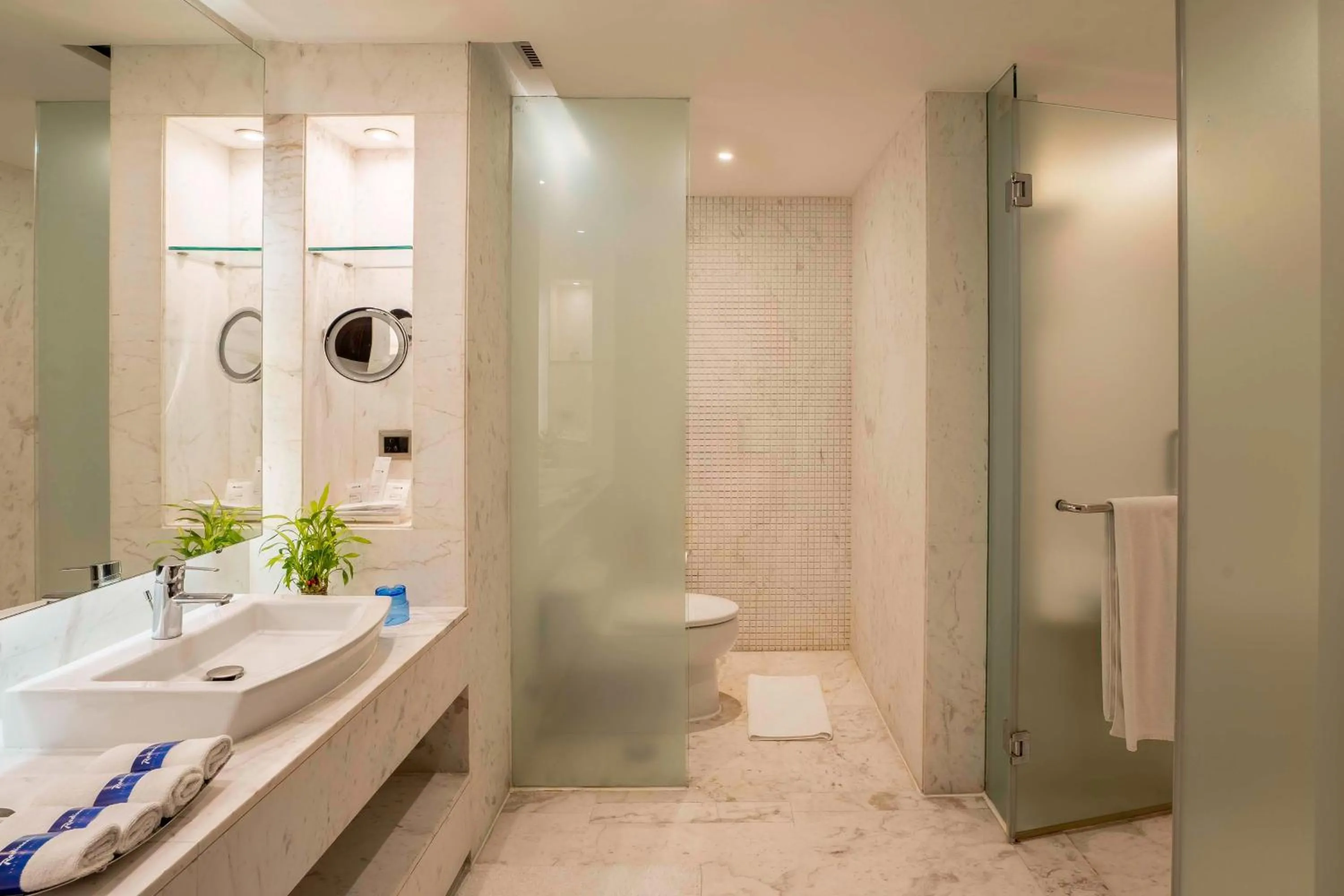 Bathroom in Radisson Blu Hotel Amritsar