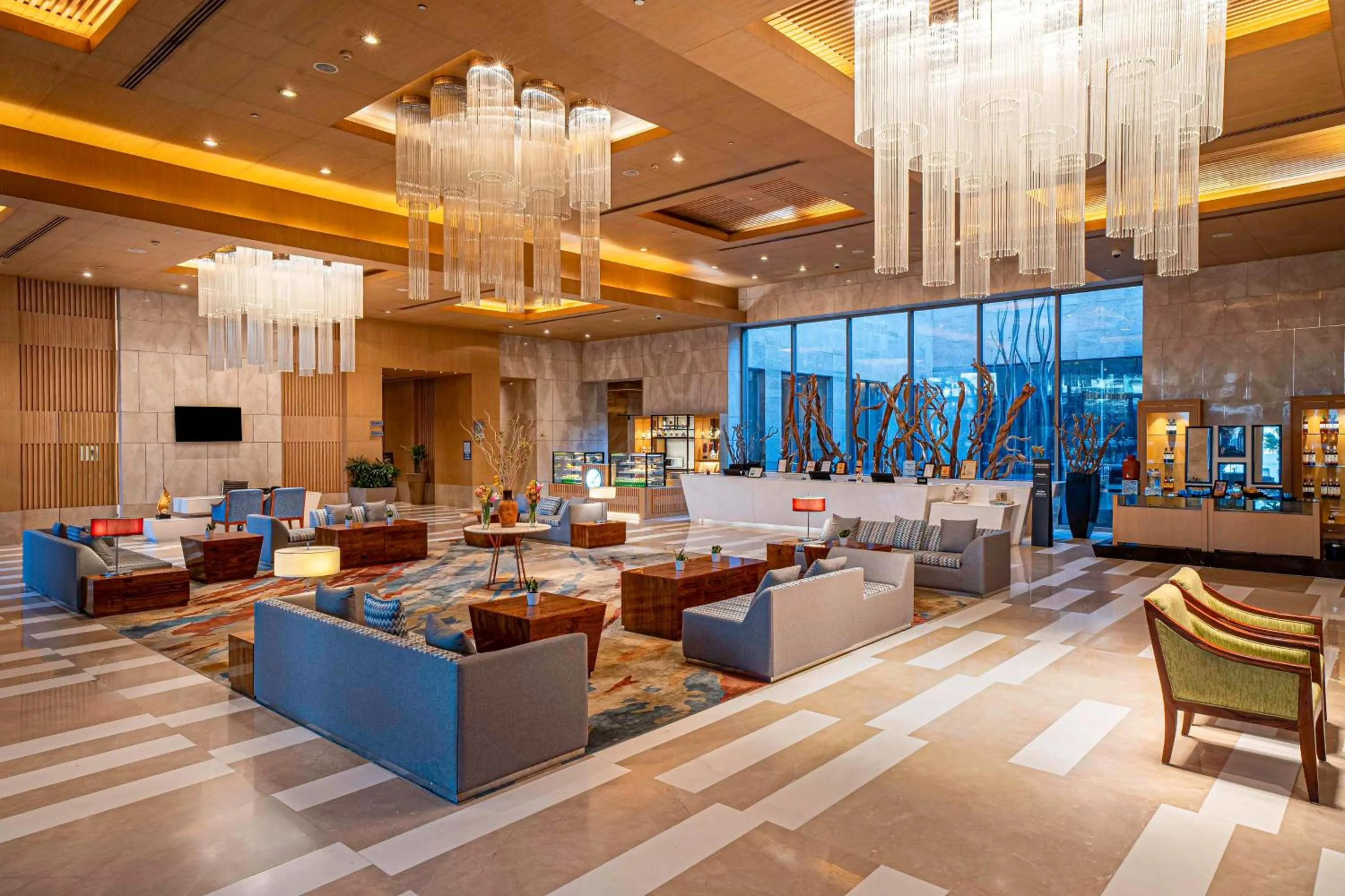 Lobby or reception in Radisson Blu Hotel Amritsar