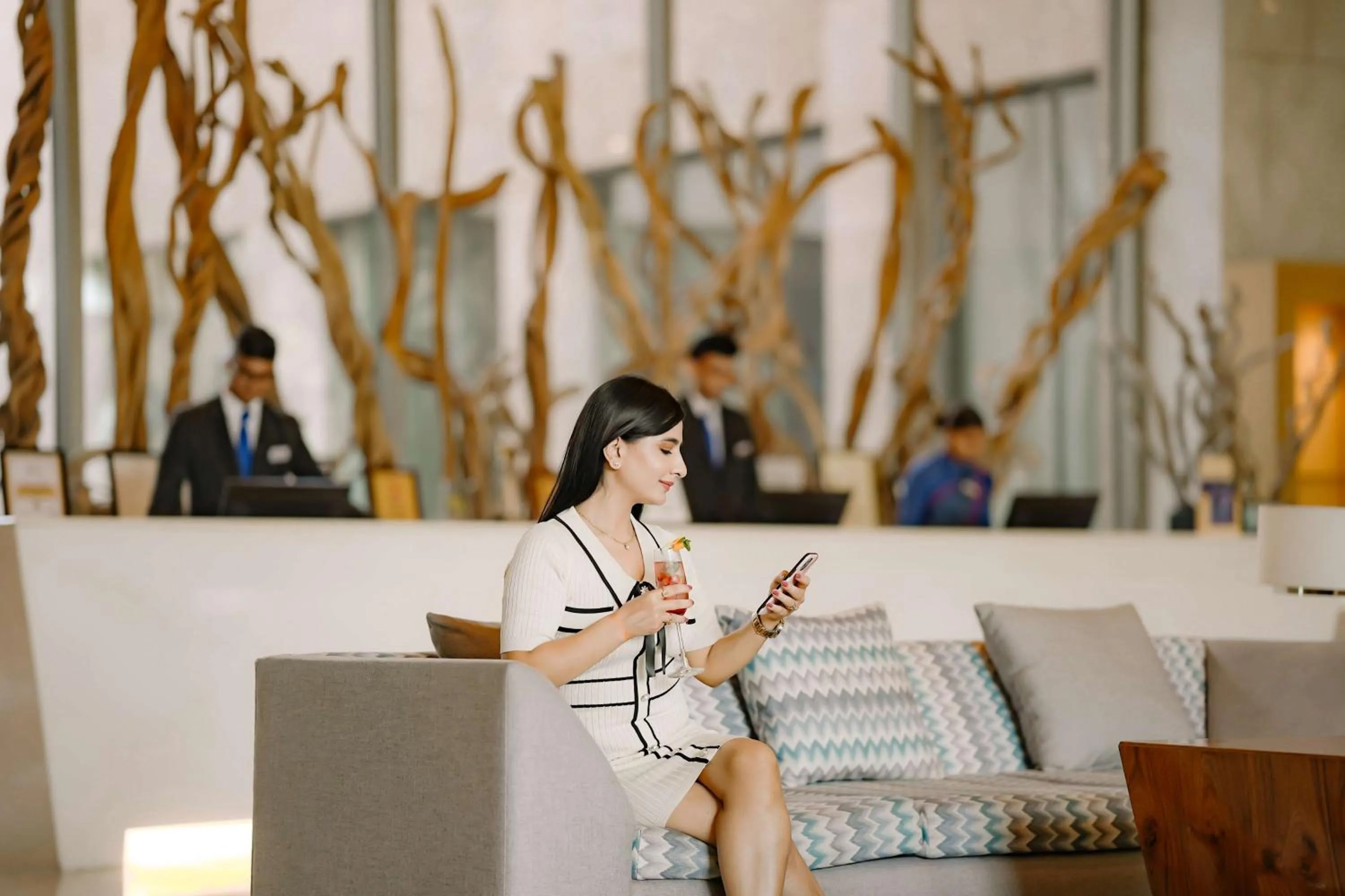 Lobby or reception in Radisson Blu Hotel Amritsar