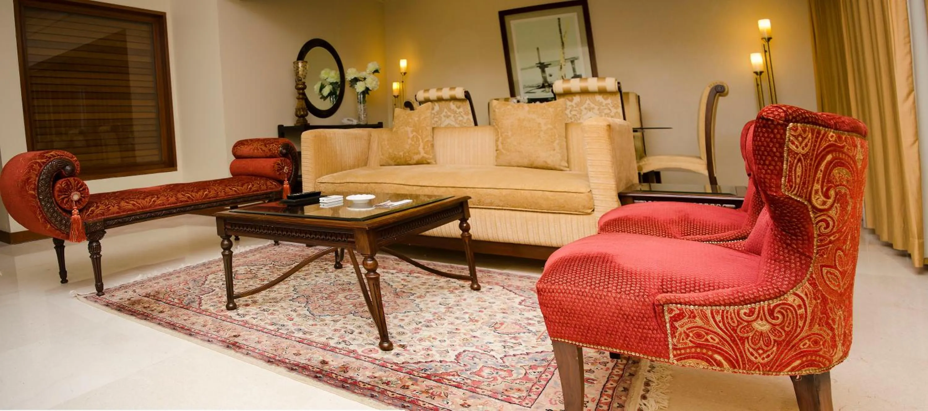 Seating area in Zaver Pearl Continental, Gwadar