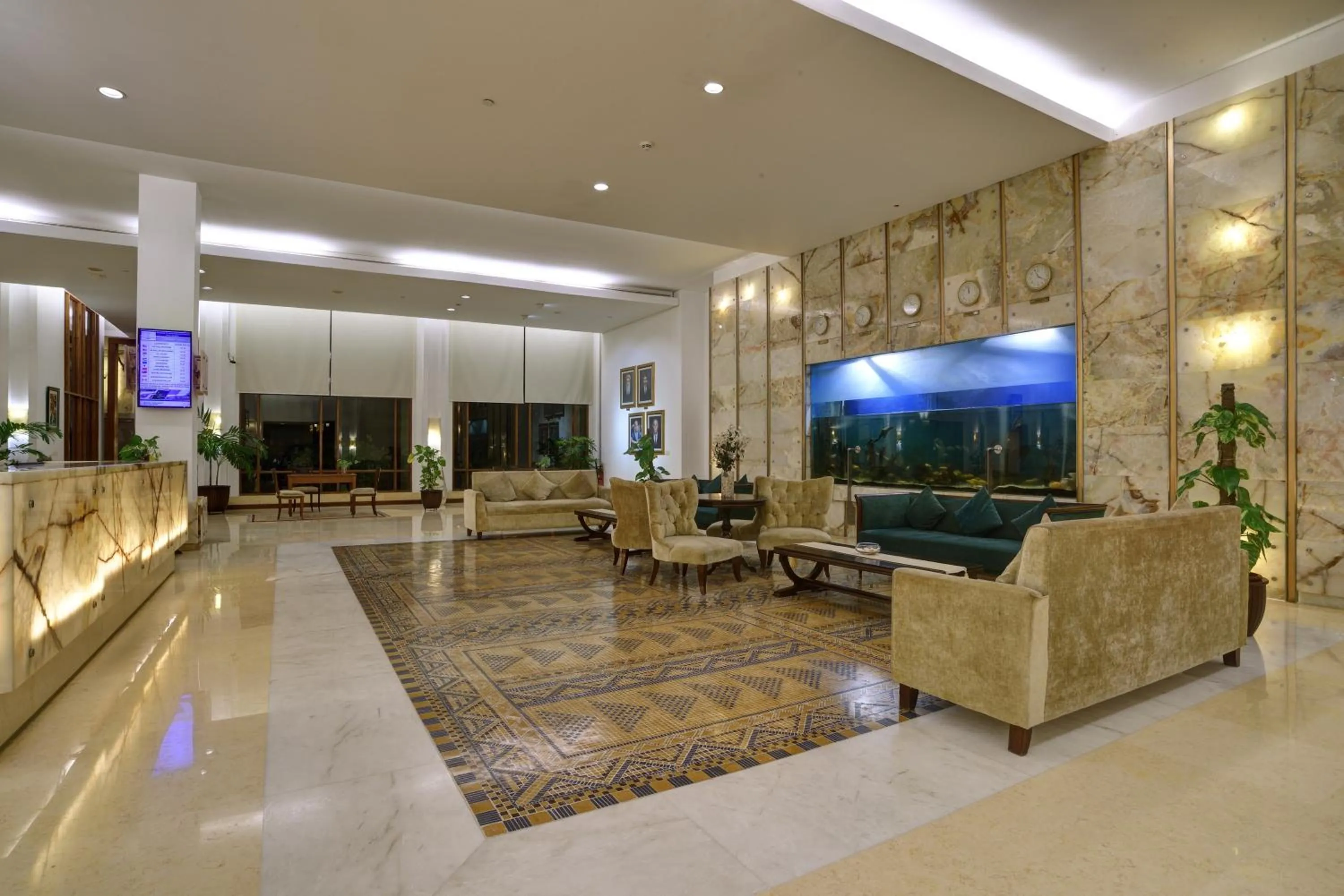 Lobby or reception in Zaver Pearl Continental, Gwadar