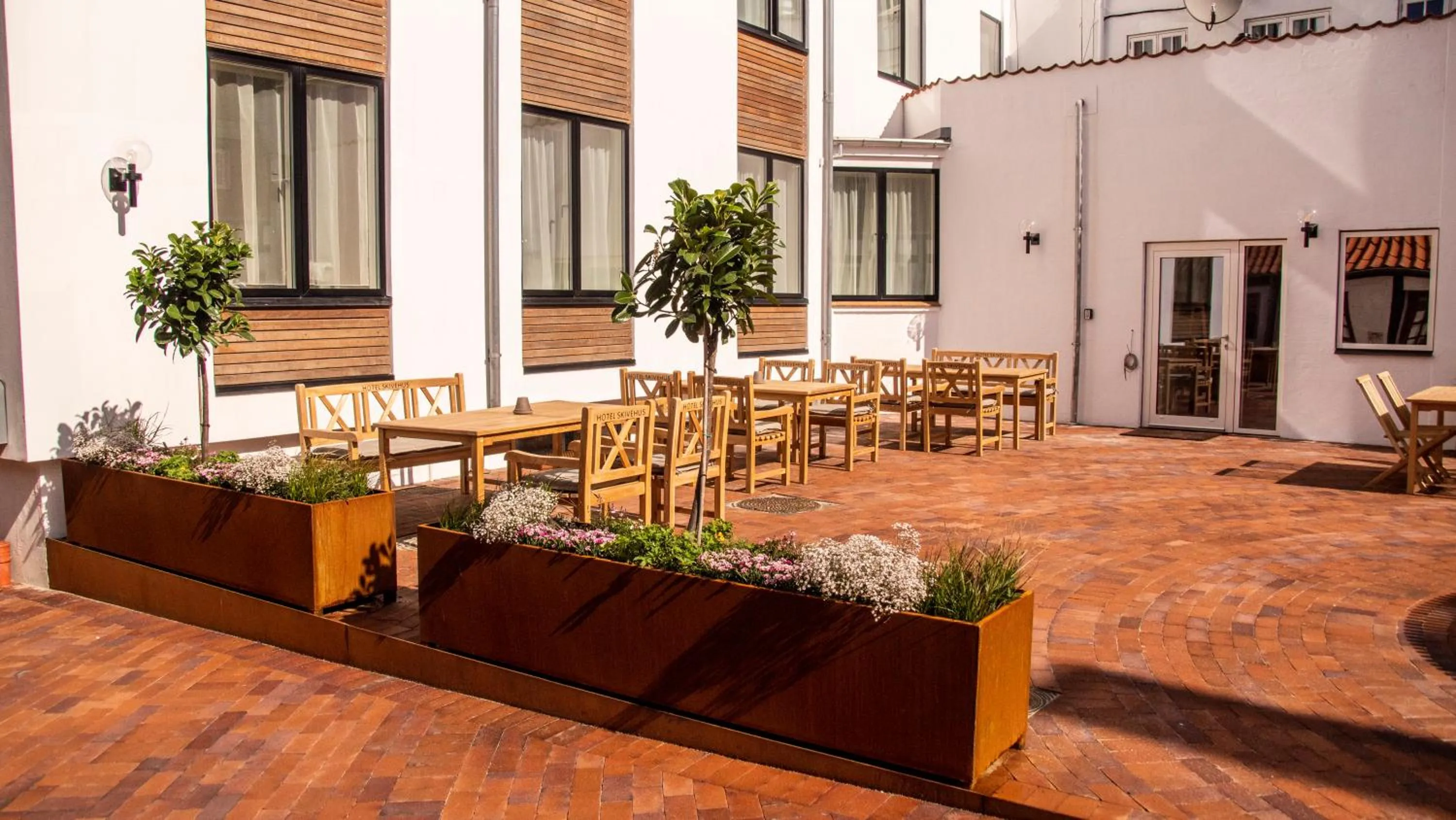 Garden in Hotel Skivehus