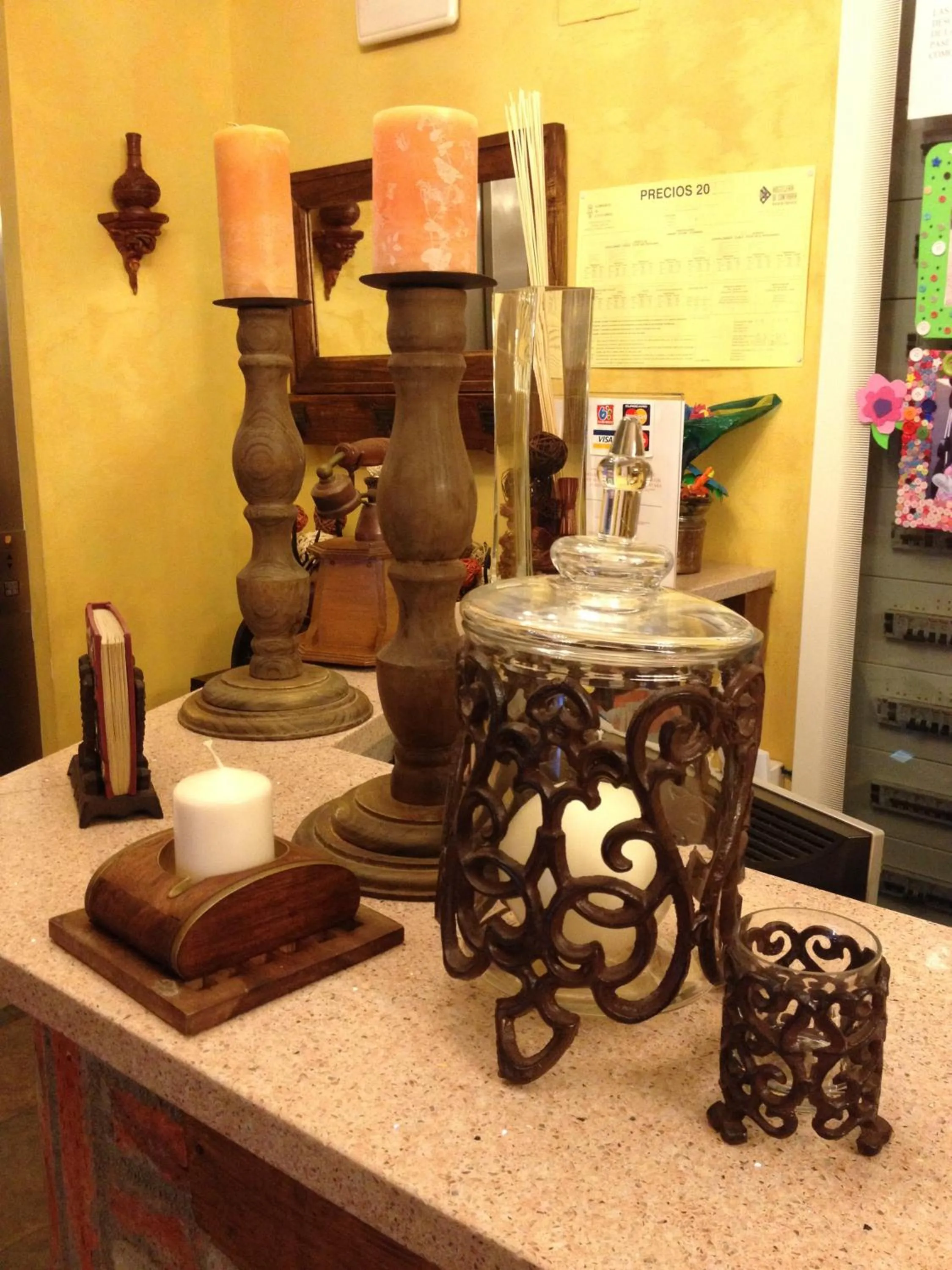 Decorative detail in Hosteria San Emeterio