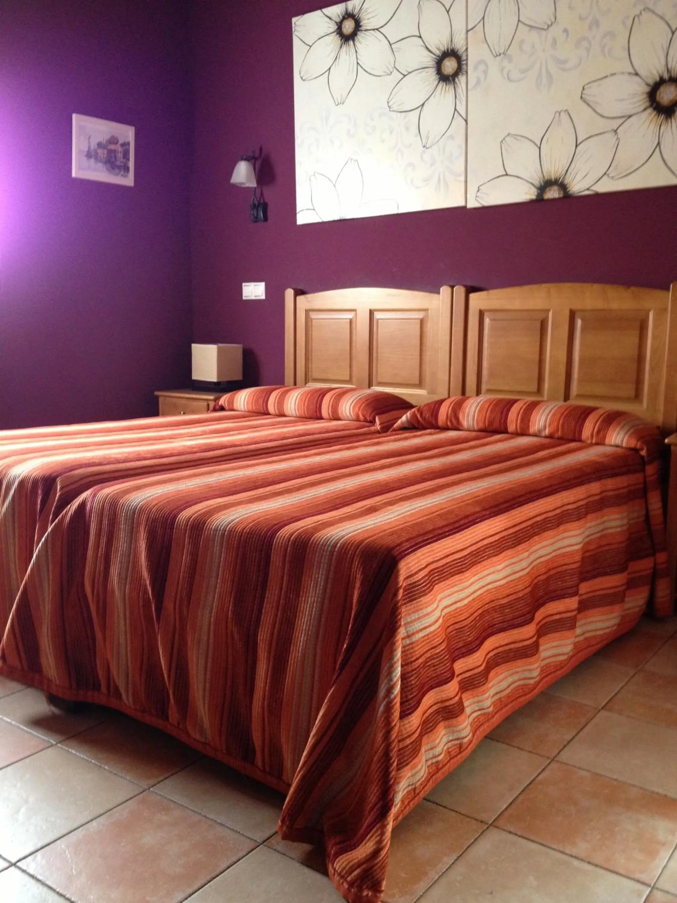 Bed in Hosteria San Emeterio
