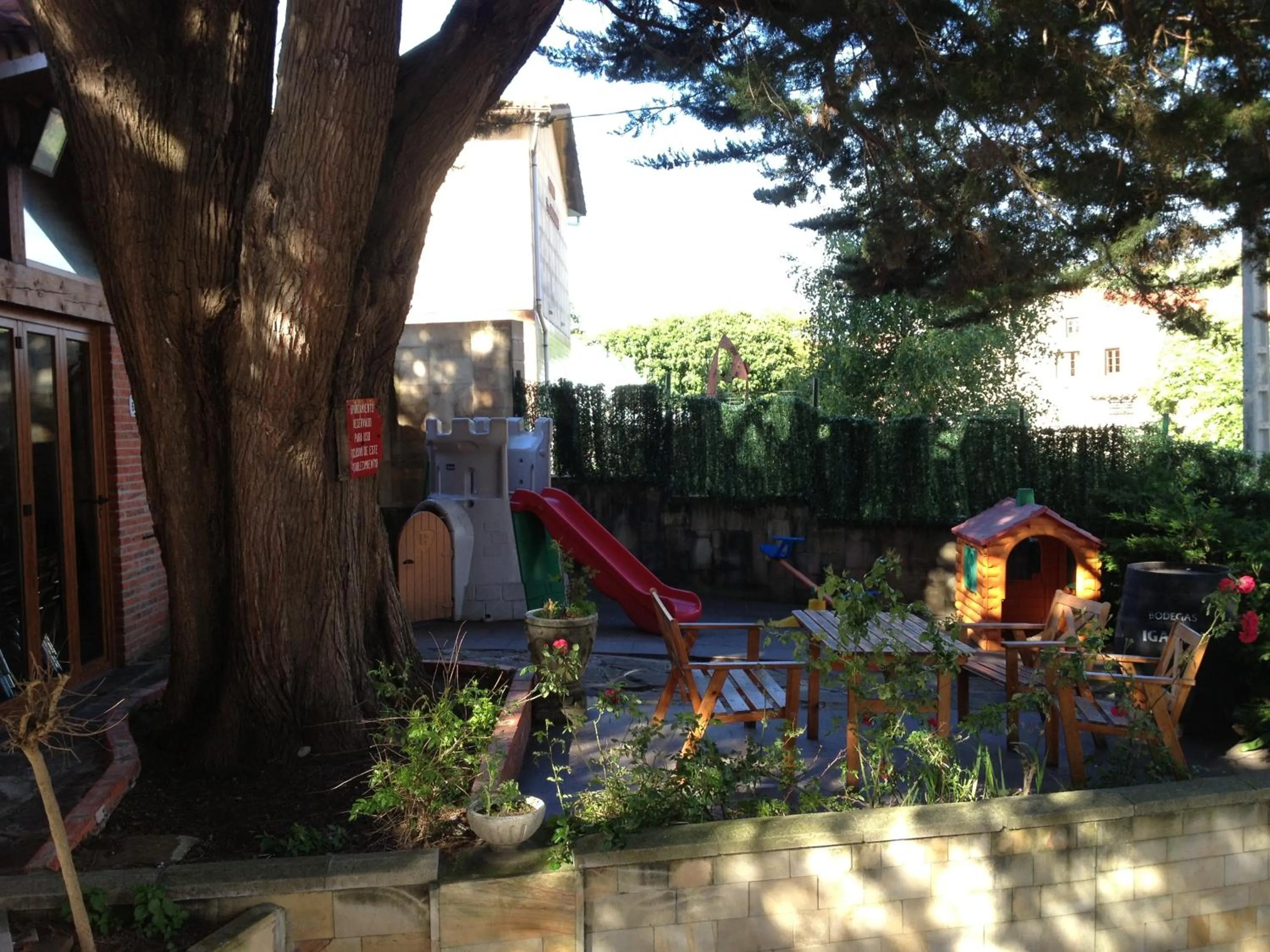 Children play ground in Hosteria San Emeterio