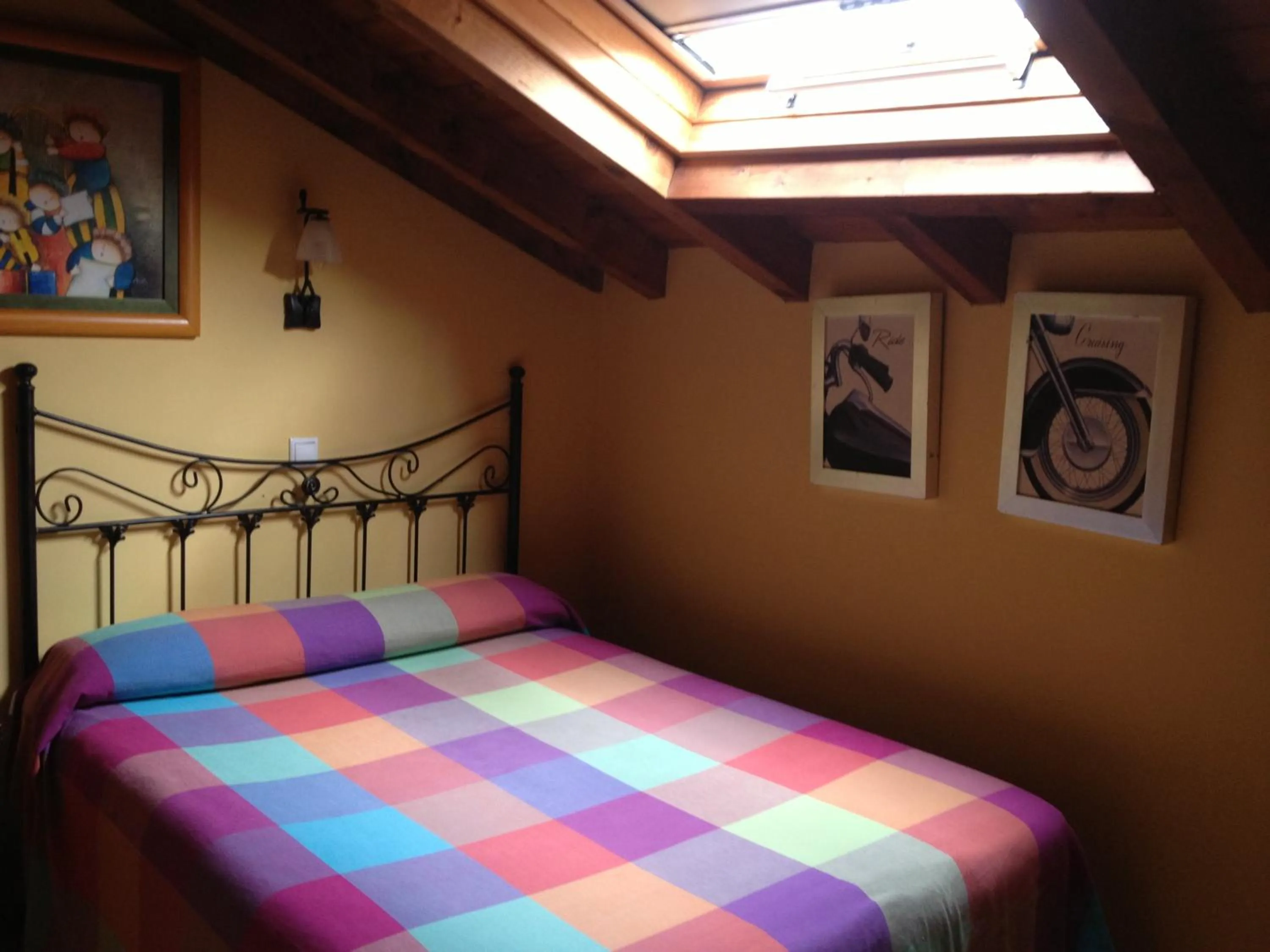 Bed in Hosteria San Emeterio