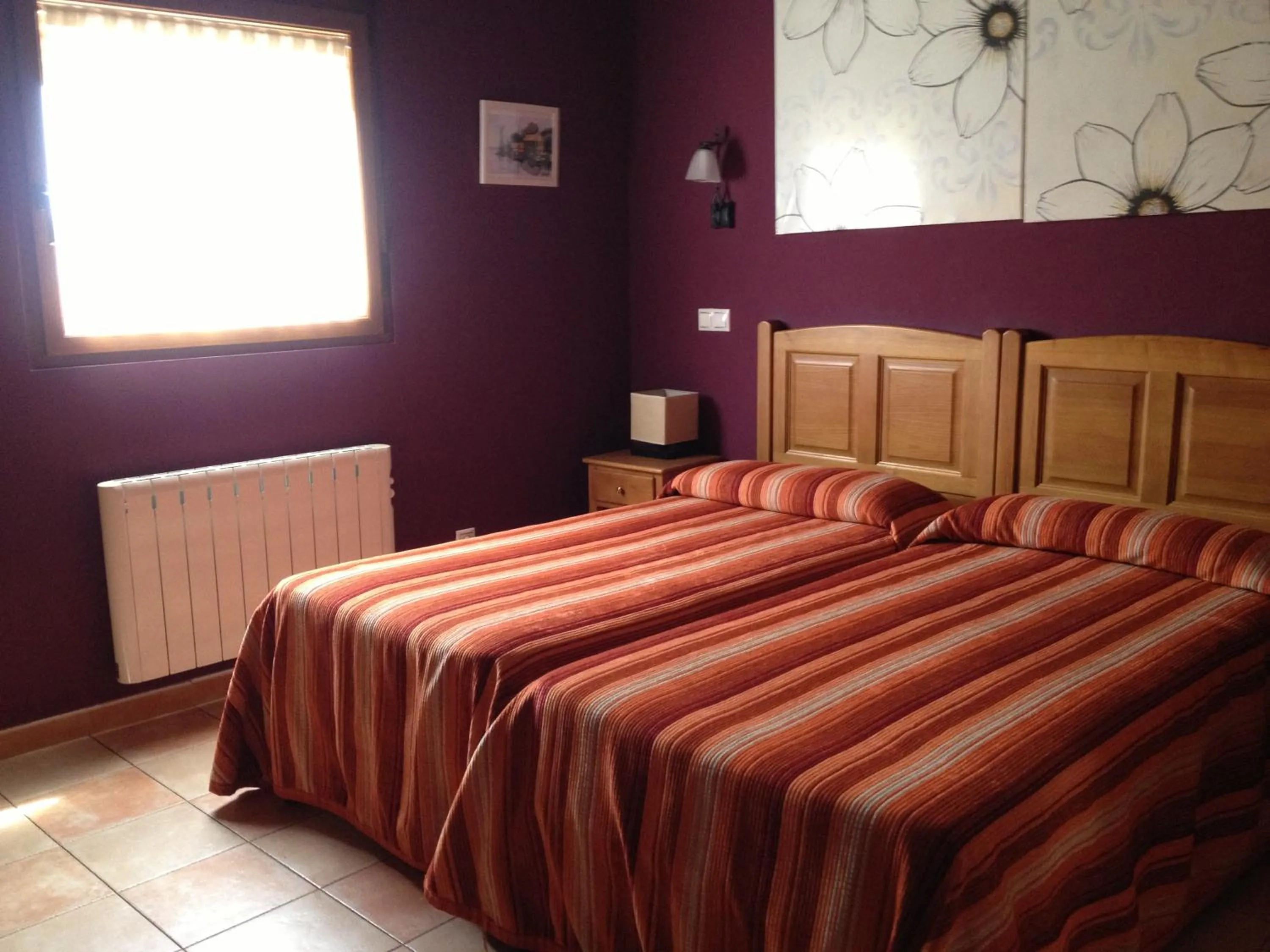 Bed in Hosteria San Emeterio