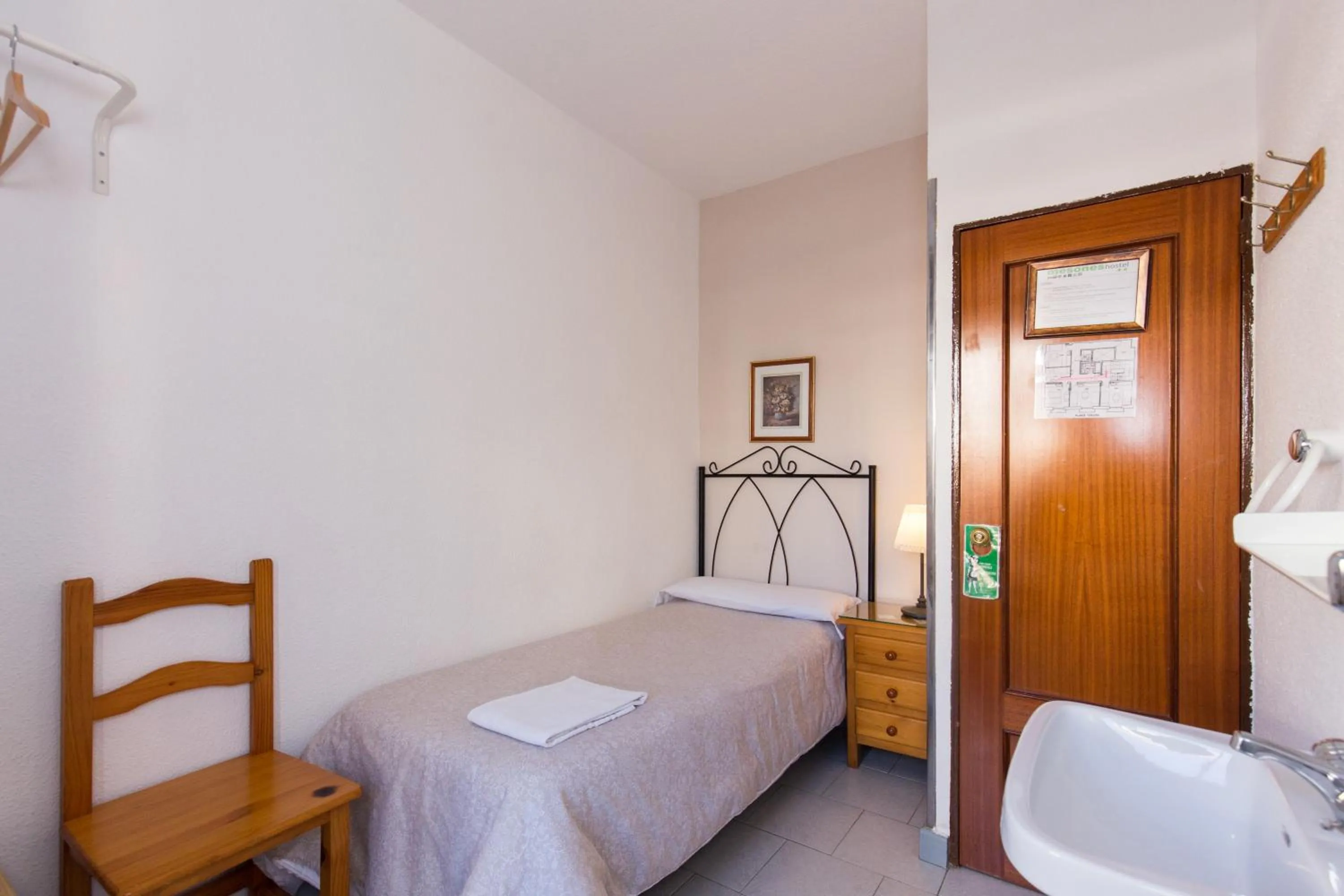 Bed in Pension Mesones