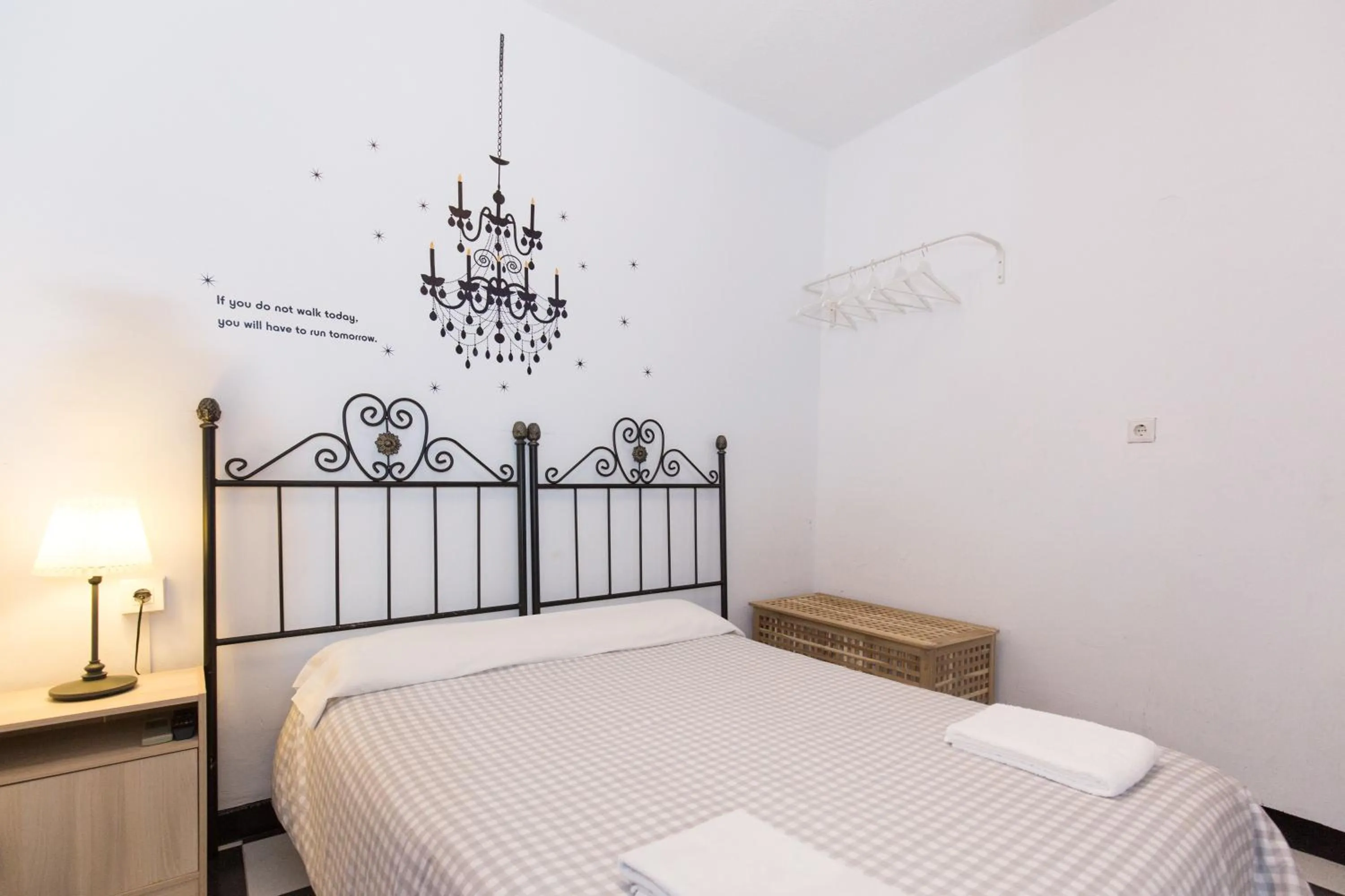 Bed in Pension Mesones