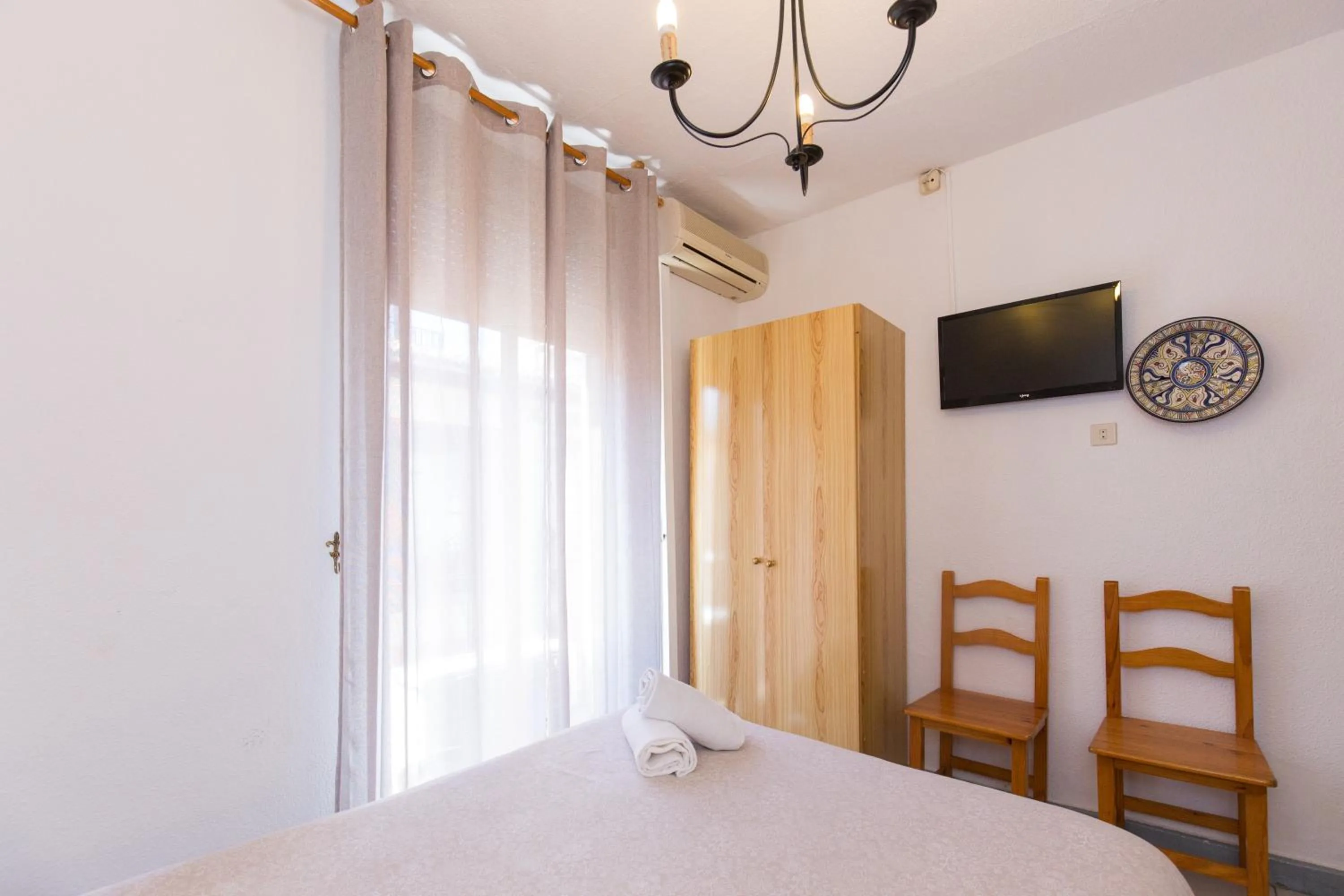 Bed in Pension Mesones