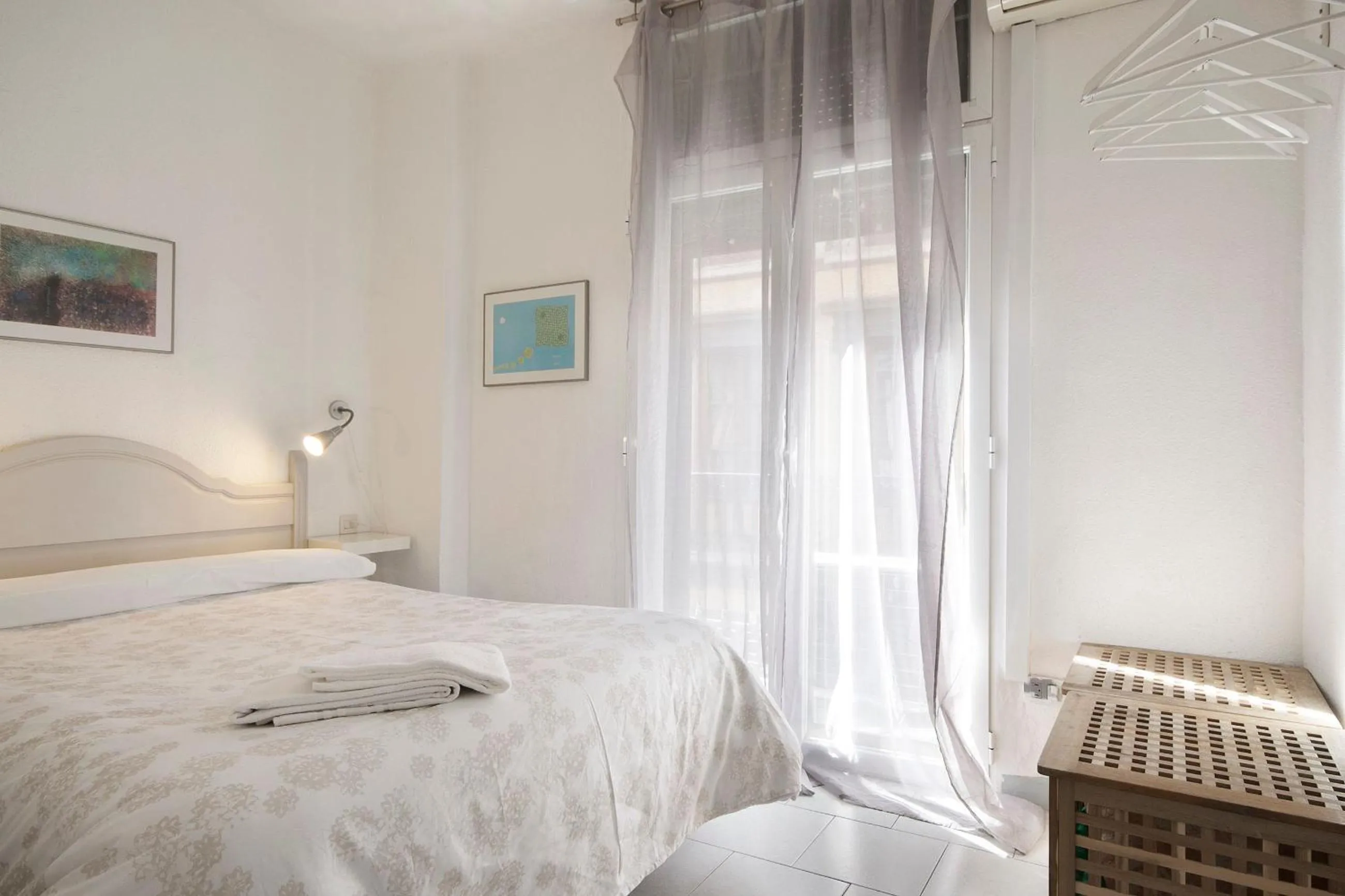 Bed in Pension Mesones