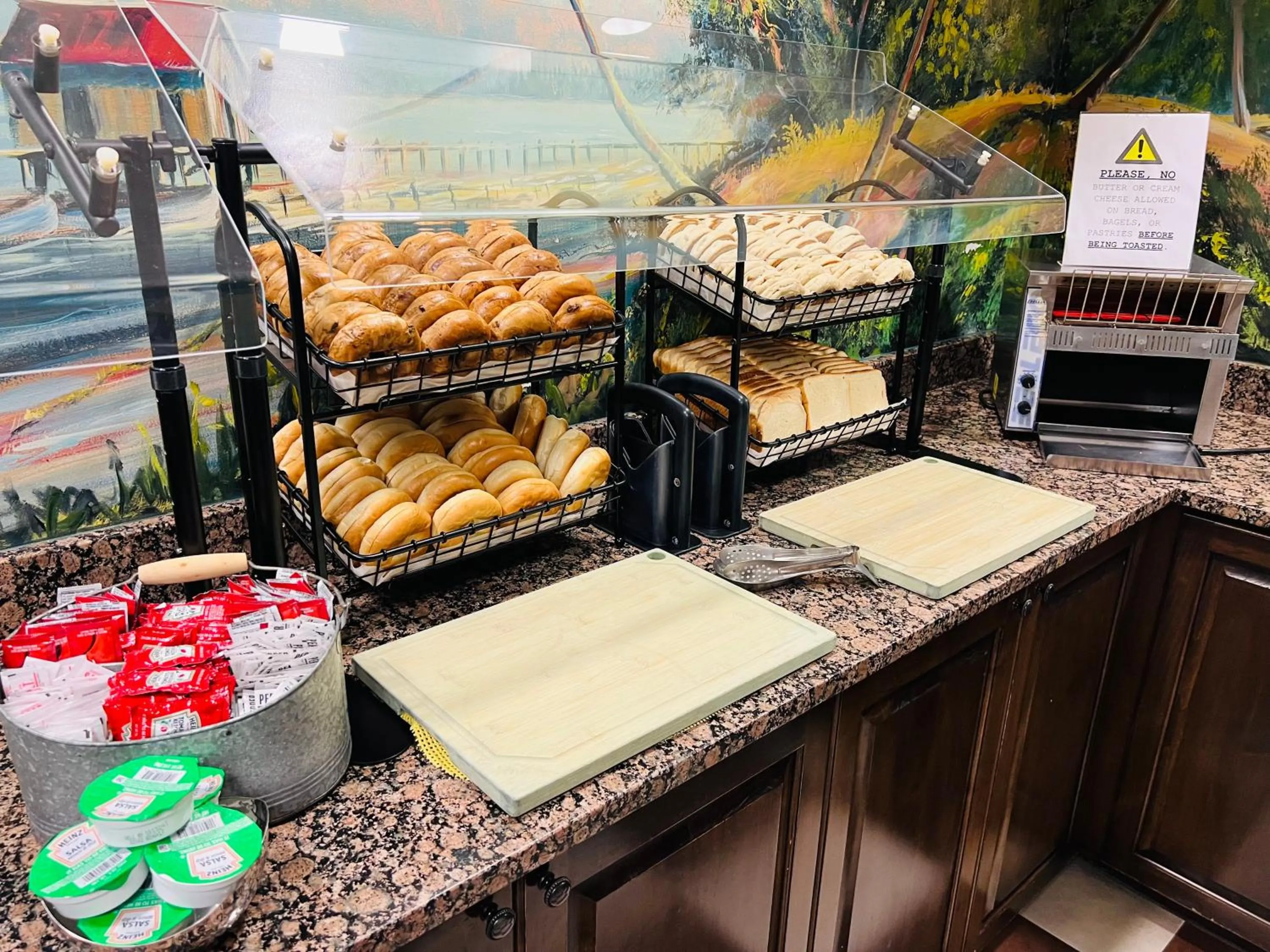 Continental breakfast in Pier House 60 Clearwater Beach Marina Hotel