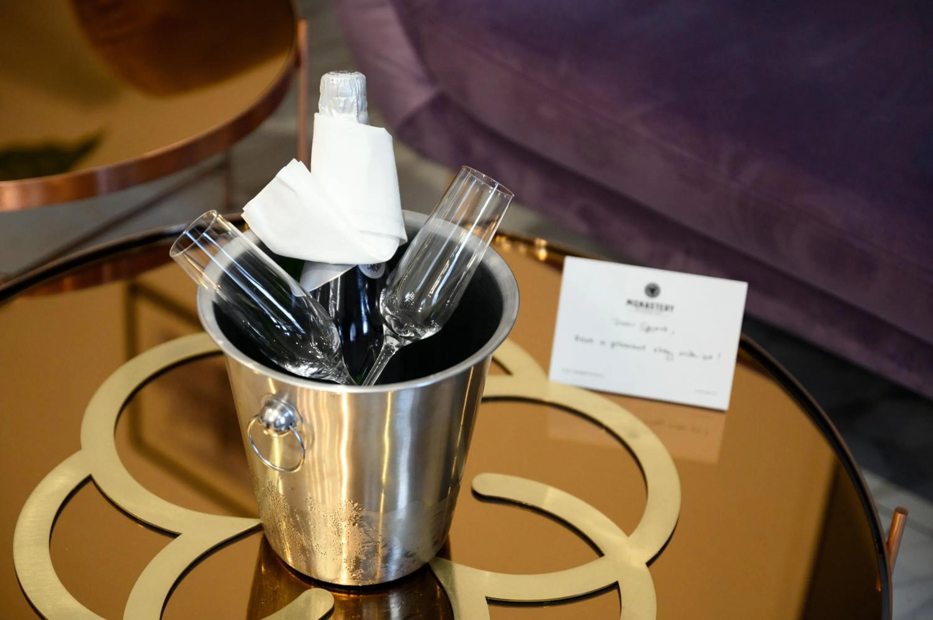 Drinks in Monastery Boutique Hotel Budapest