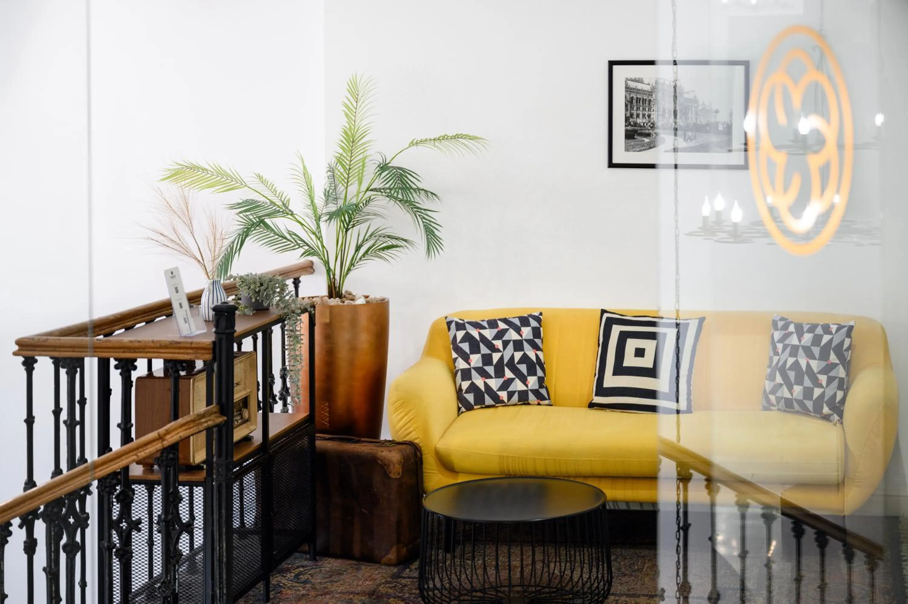 Seating area in Monastery Boutique Hotel Budapest