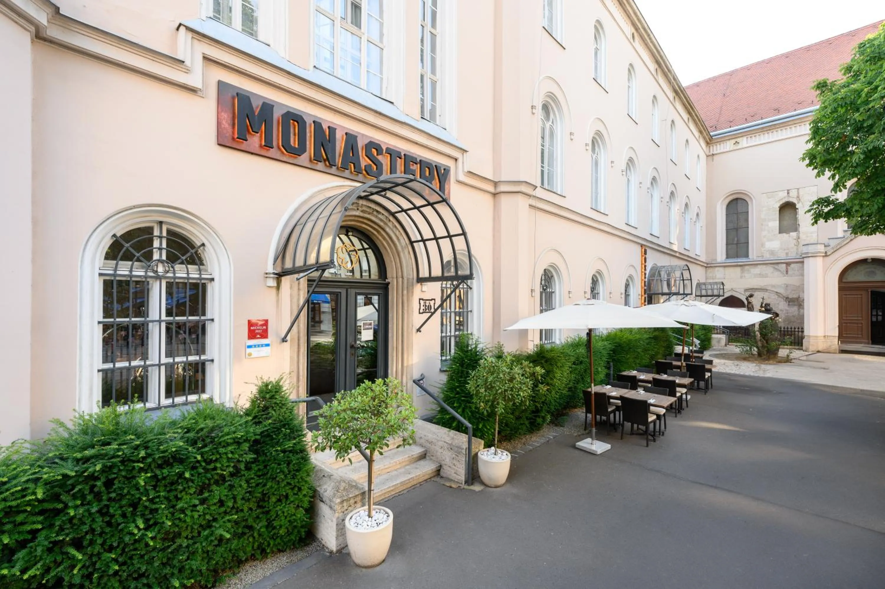 Property building in Monastery Boutique Hotel Budapest