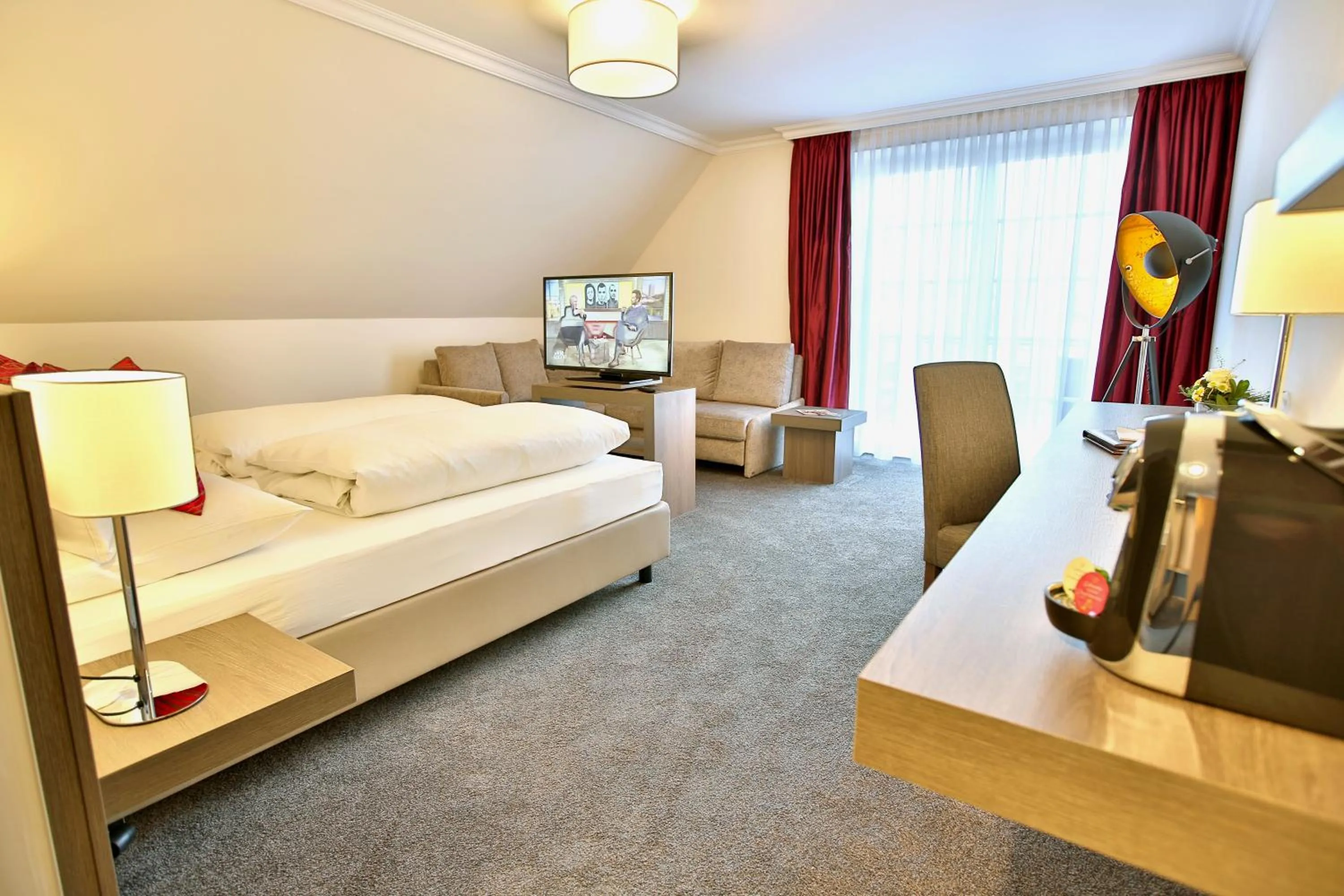 Bed in Boutiquehotel Myn Utspann