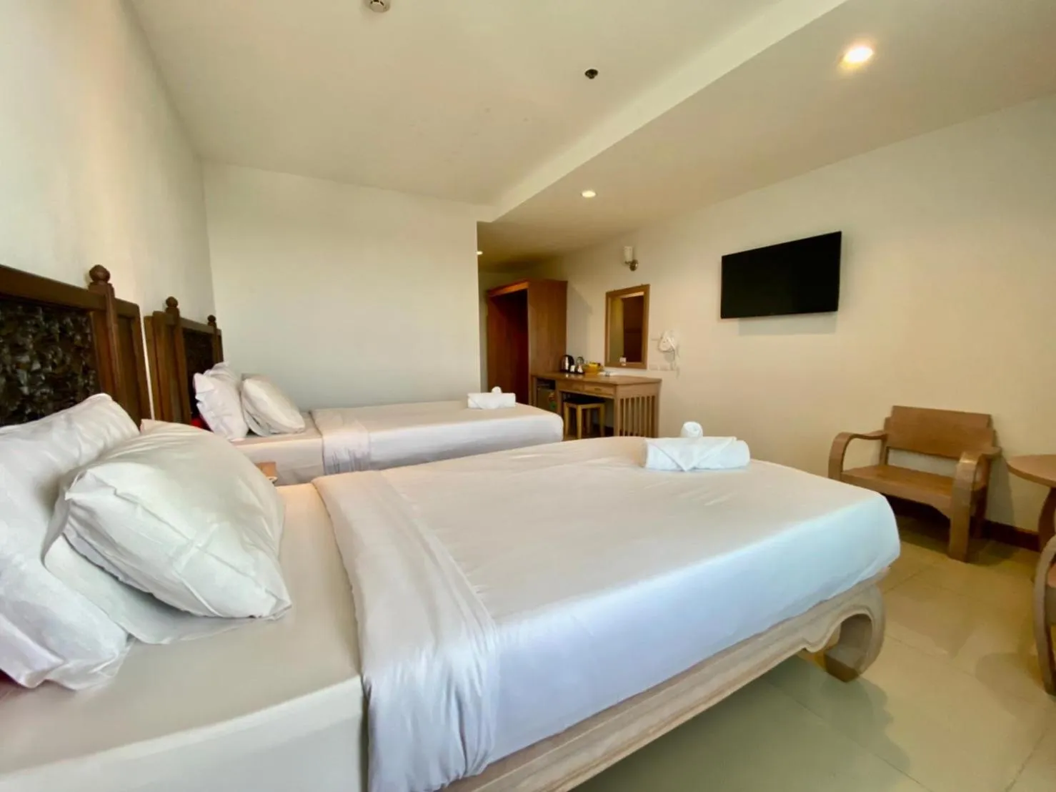 Bed in At Ruam Chok Hotel